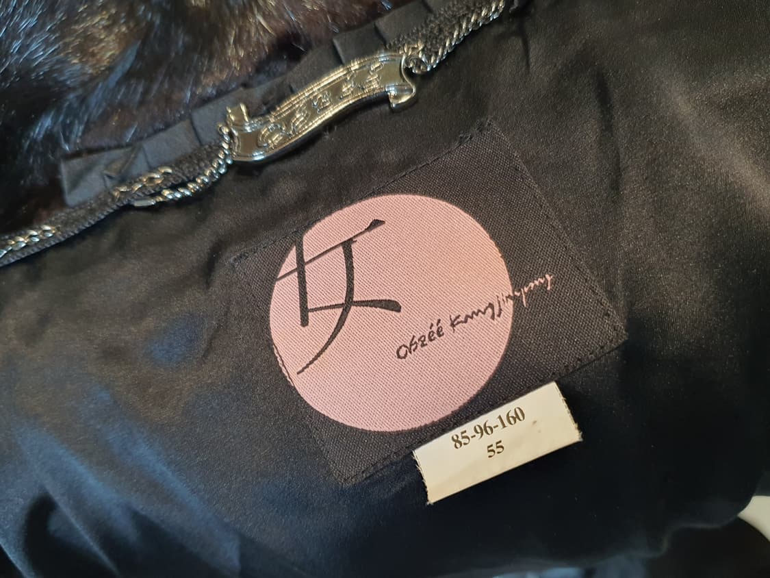 [빈티지] 블랙 밍크 숏 코트 상품이미지5