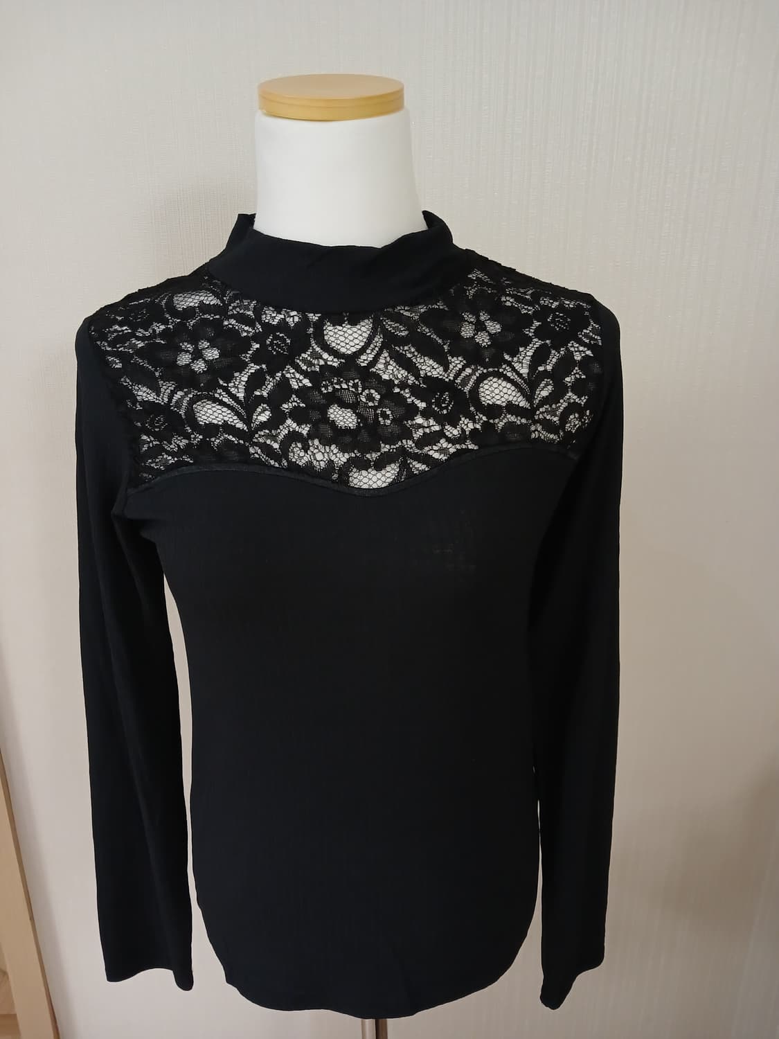 Aqua leaf 레이스 탑 상품이미지3