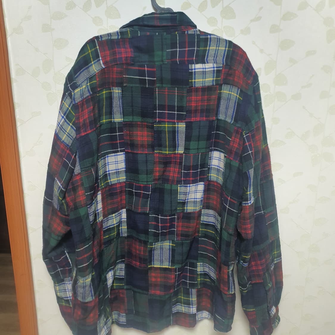 폴로 랄프로렘 플라넬 패치워크 셔츠 판매합니다. 상품이미지5