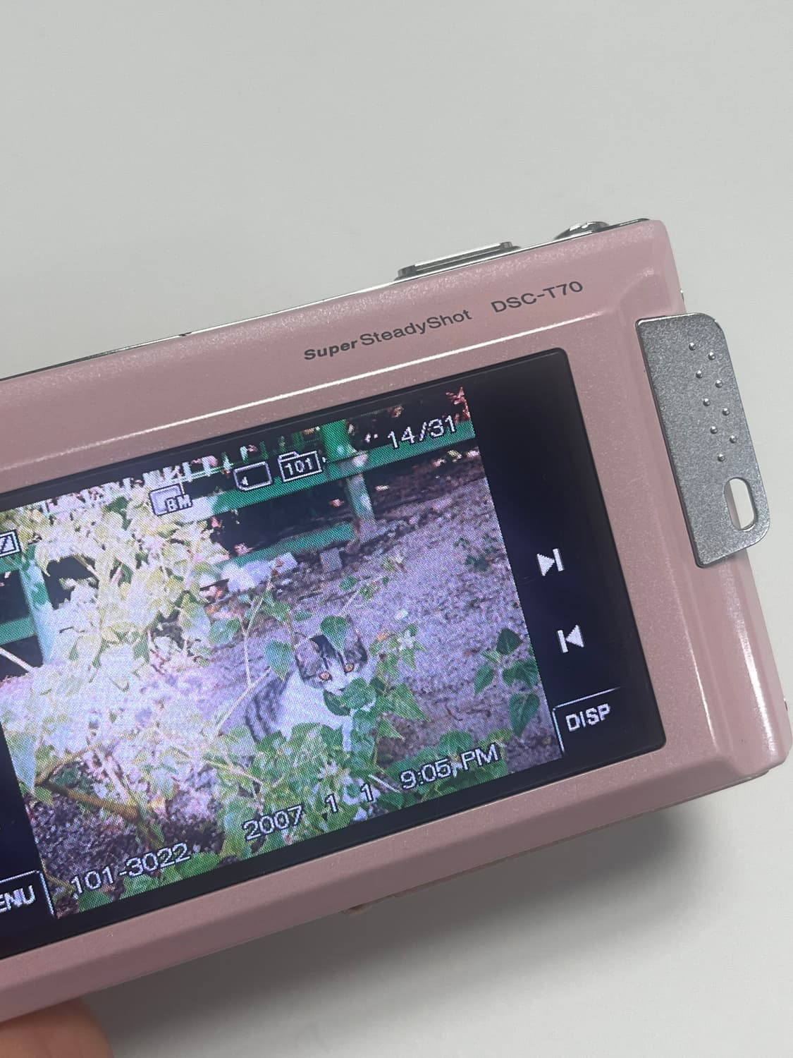 소니 사이버샷 DSC-T70 핑크 디카(작례O) 상품이미지2