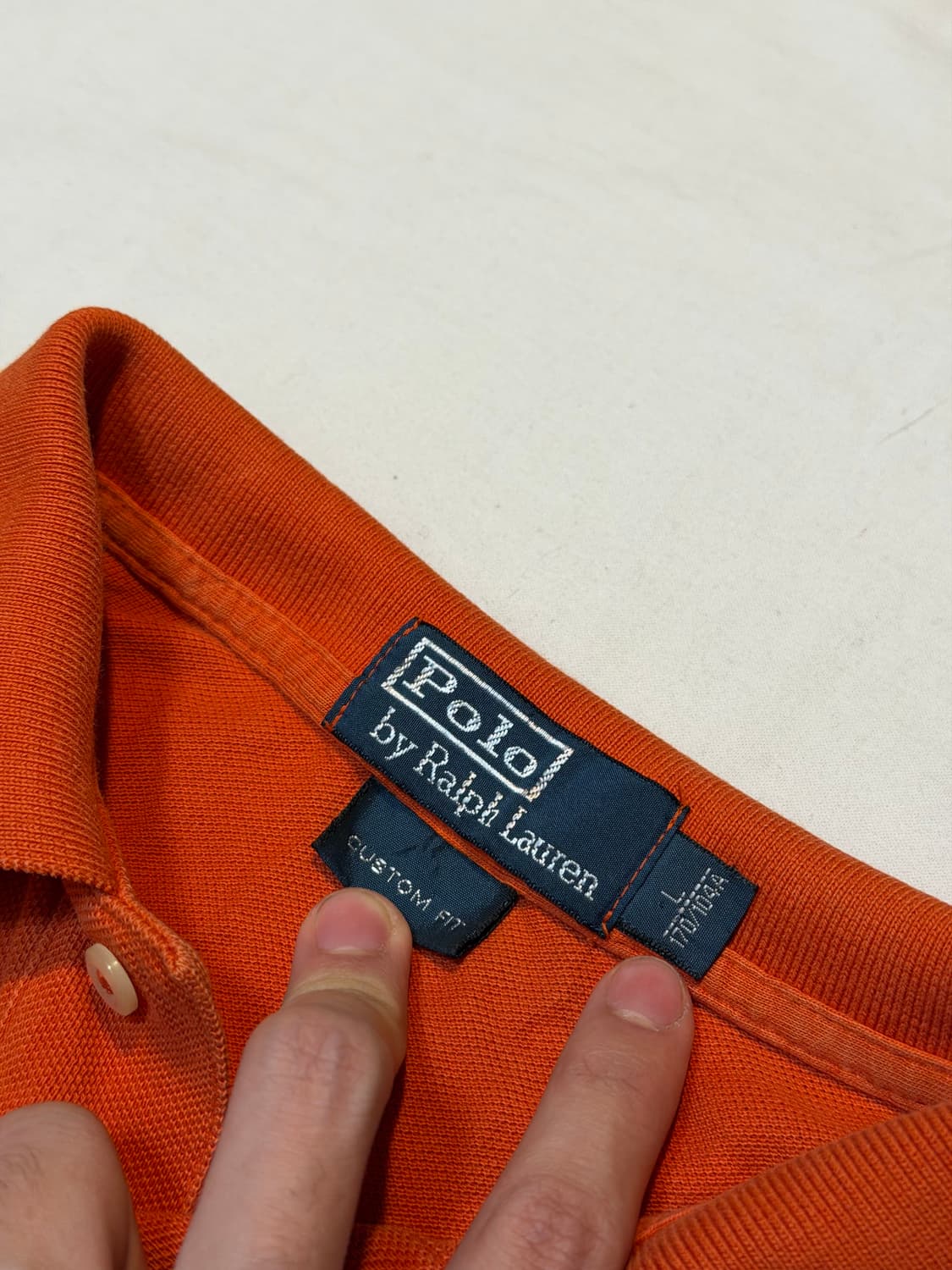 폴로 랄프로렌 빅포니 치프키프 카라티 오렌지 상품이미지3