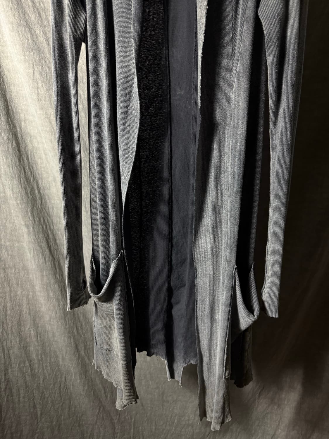 LGB BLACK CROSS Stone Washing Cardigan 상품이미지3