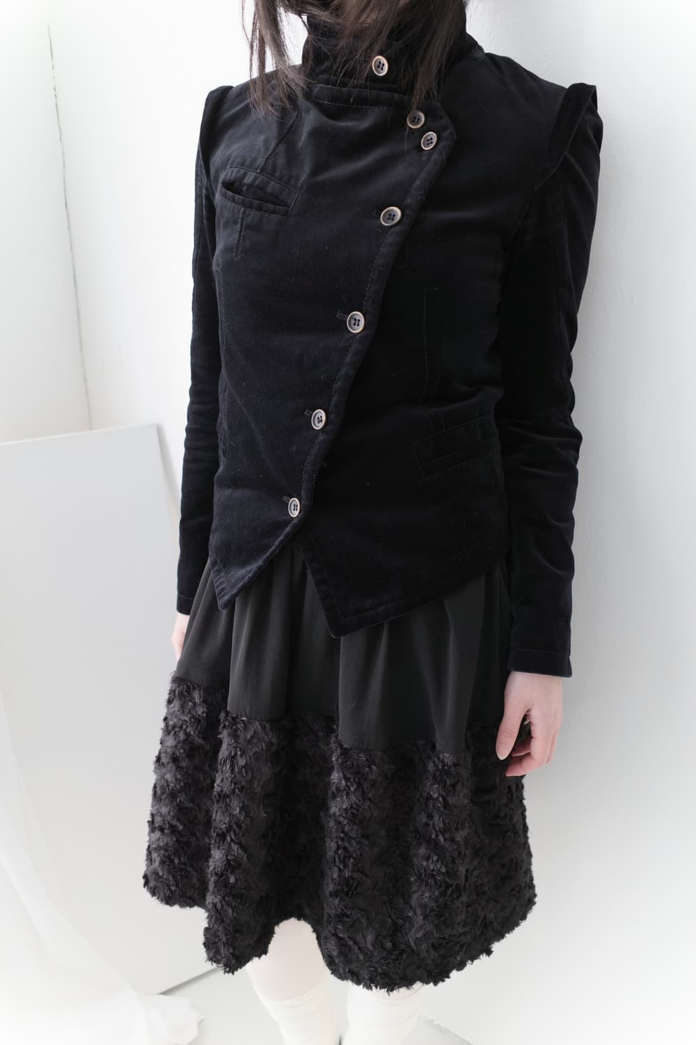 system) button velvet jacket 상품이미지5