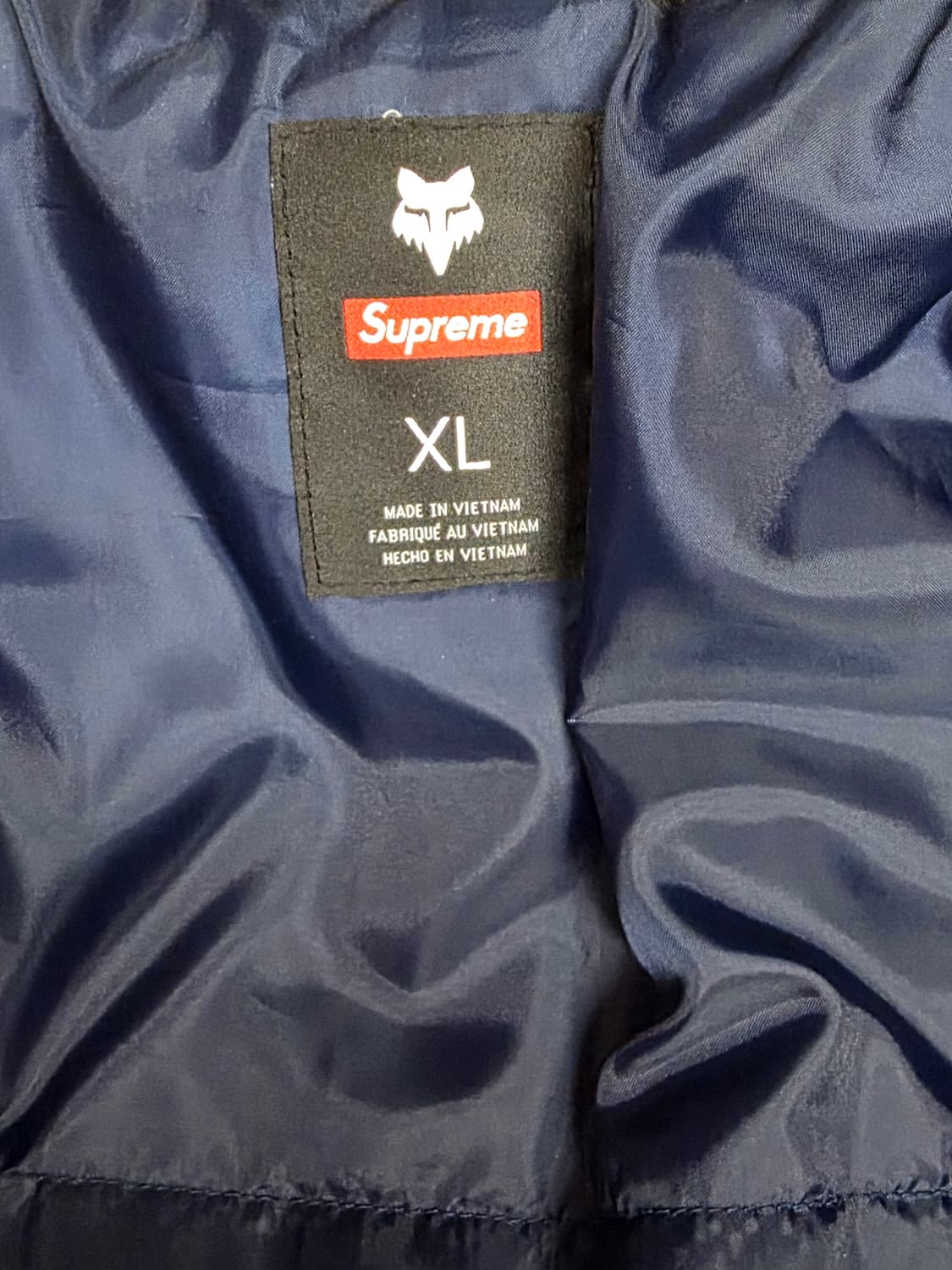 슈프림 폭스레이싱자켓 블루 XL 상품이미지6