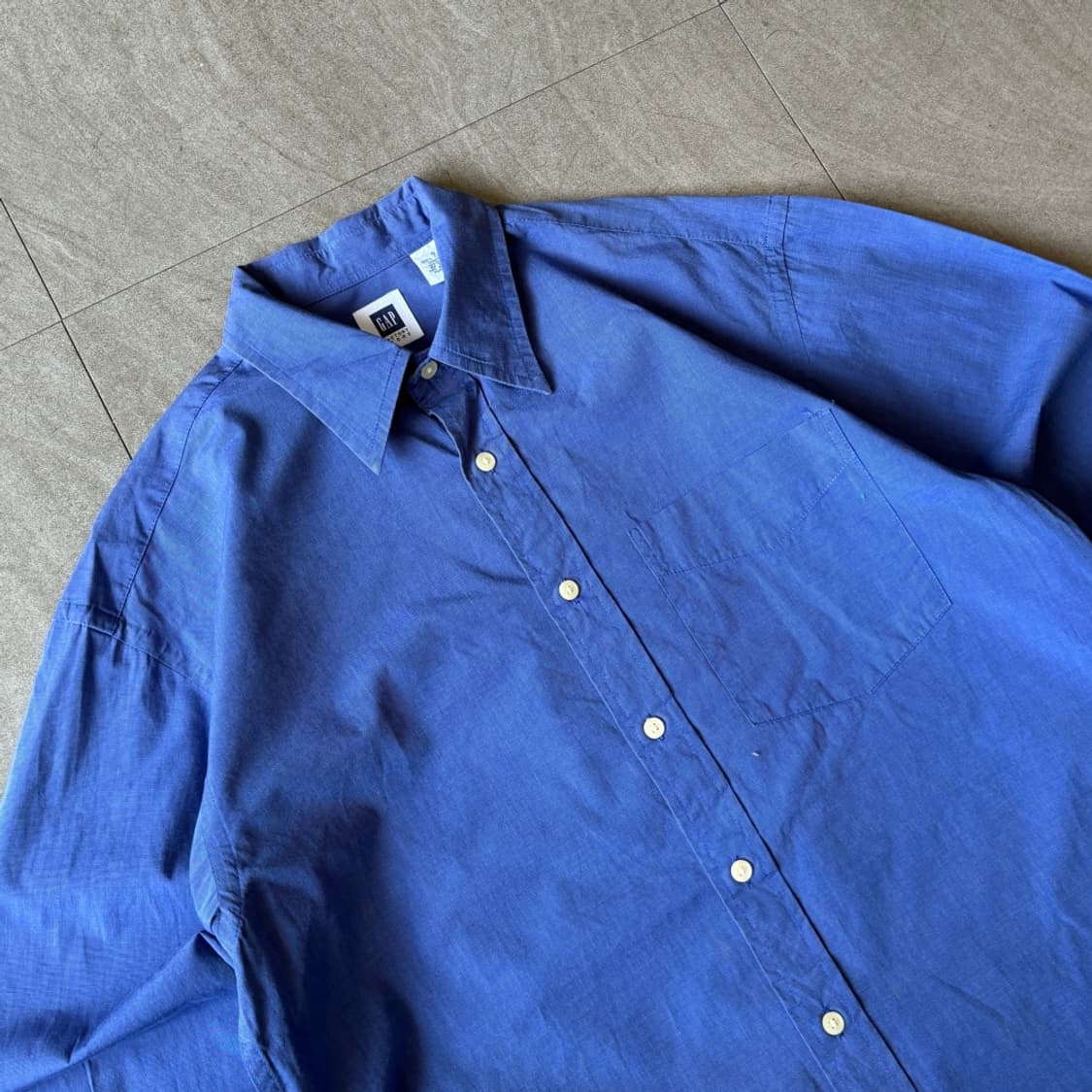 갭 딥 블루 긴팔 셔츠 상품이미지2