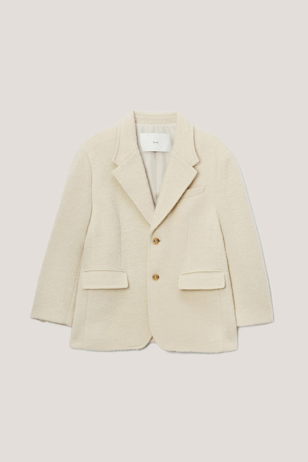 던스트 알파카 블레이저 코트 [크림베이지 / S] 상품이미지6