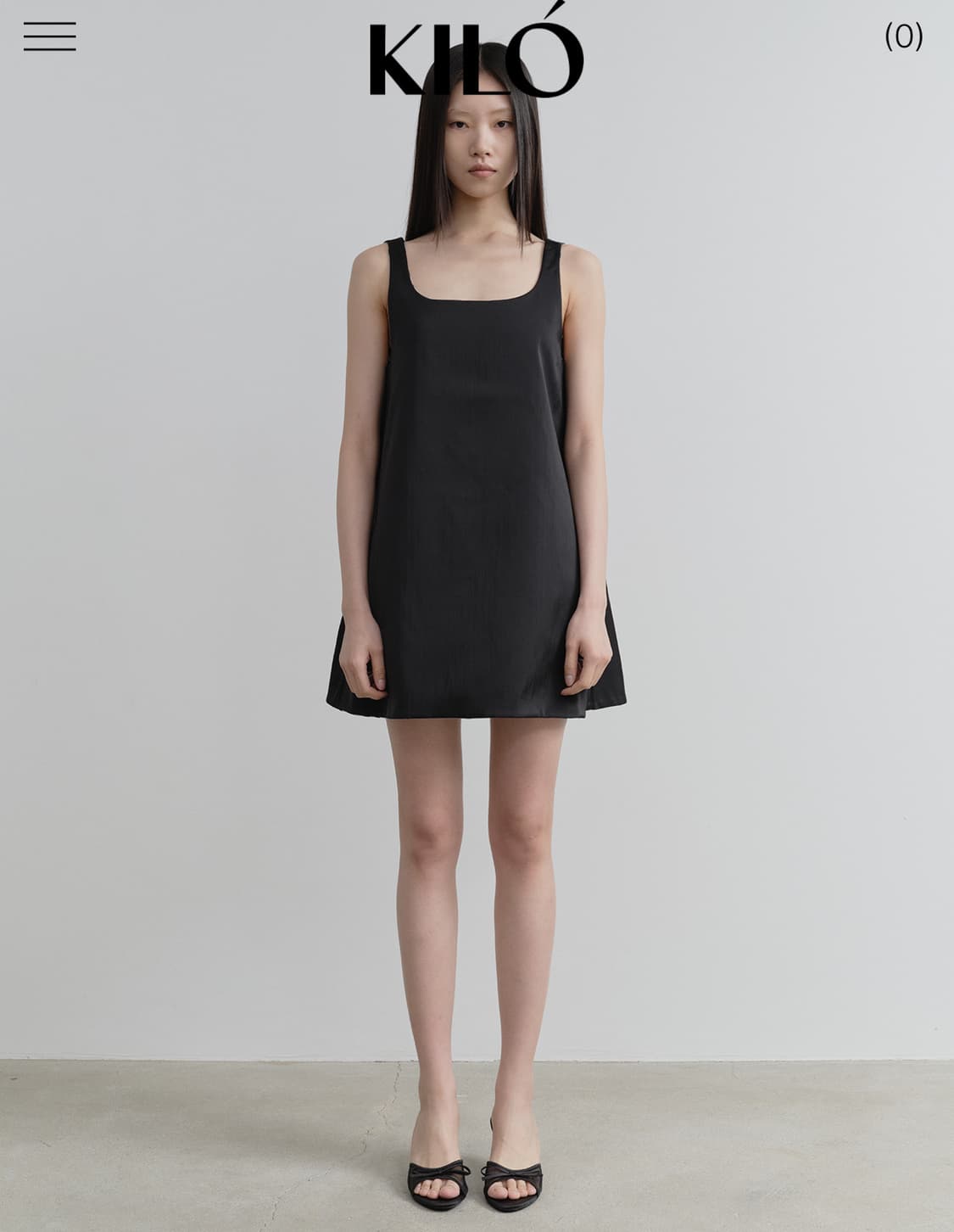 KILO REVERSIBLE DOT DRESS (BLACK) 상품이미지3