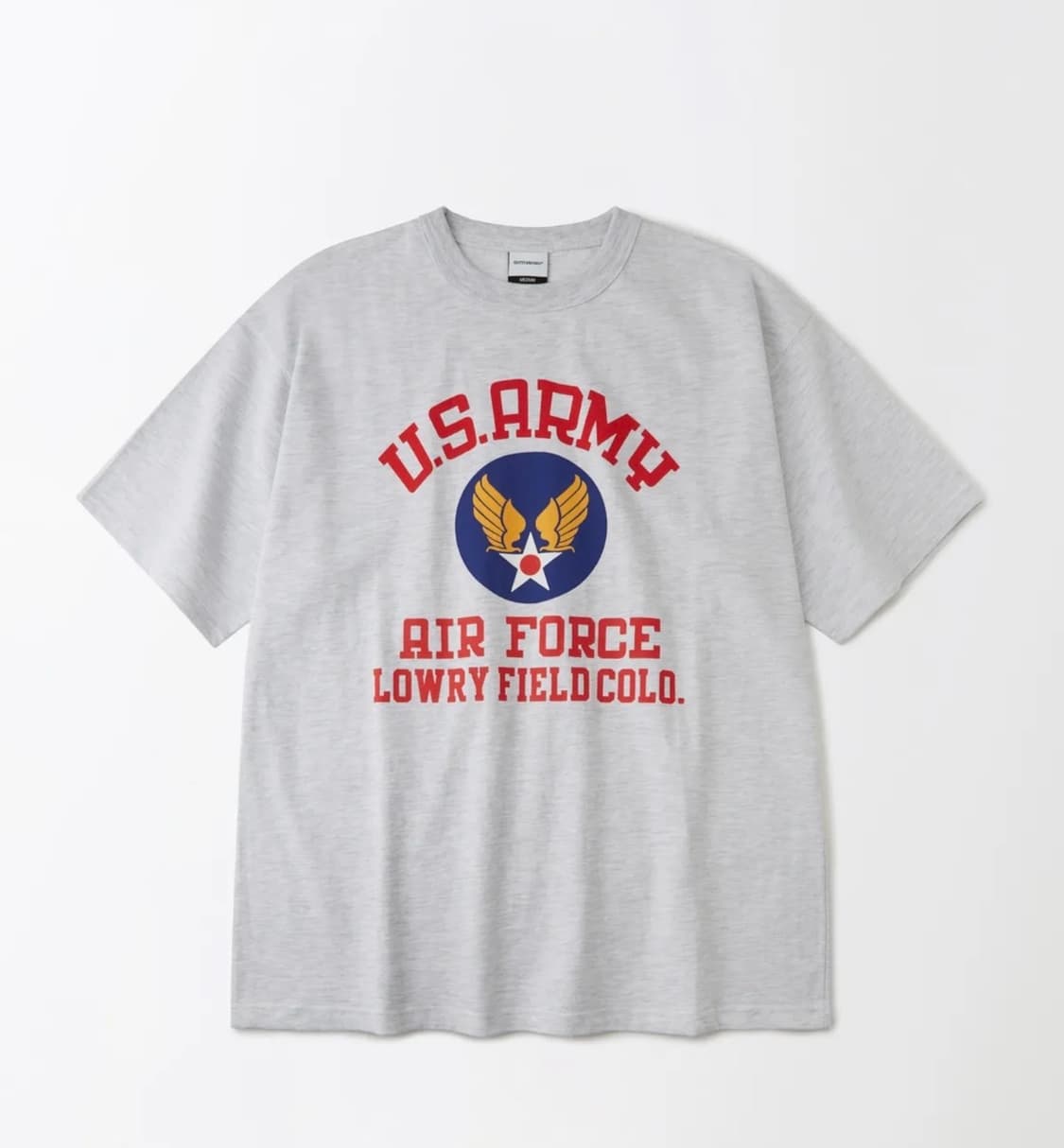 U.S Army AirForce 그레이 세미오버핏 티셔츠 상품이미지1