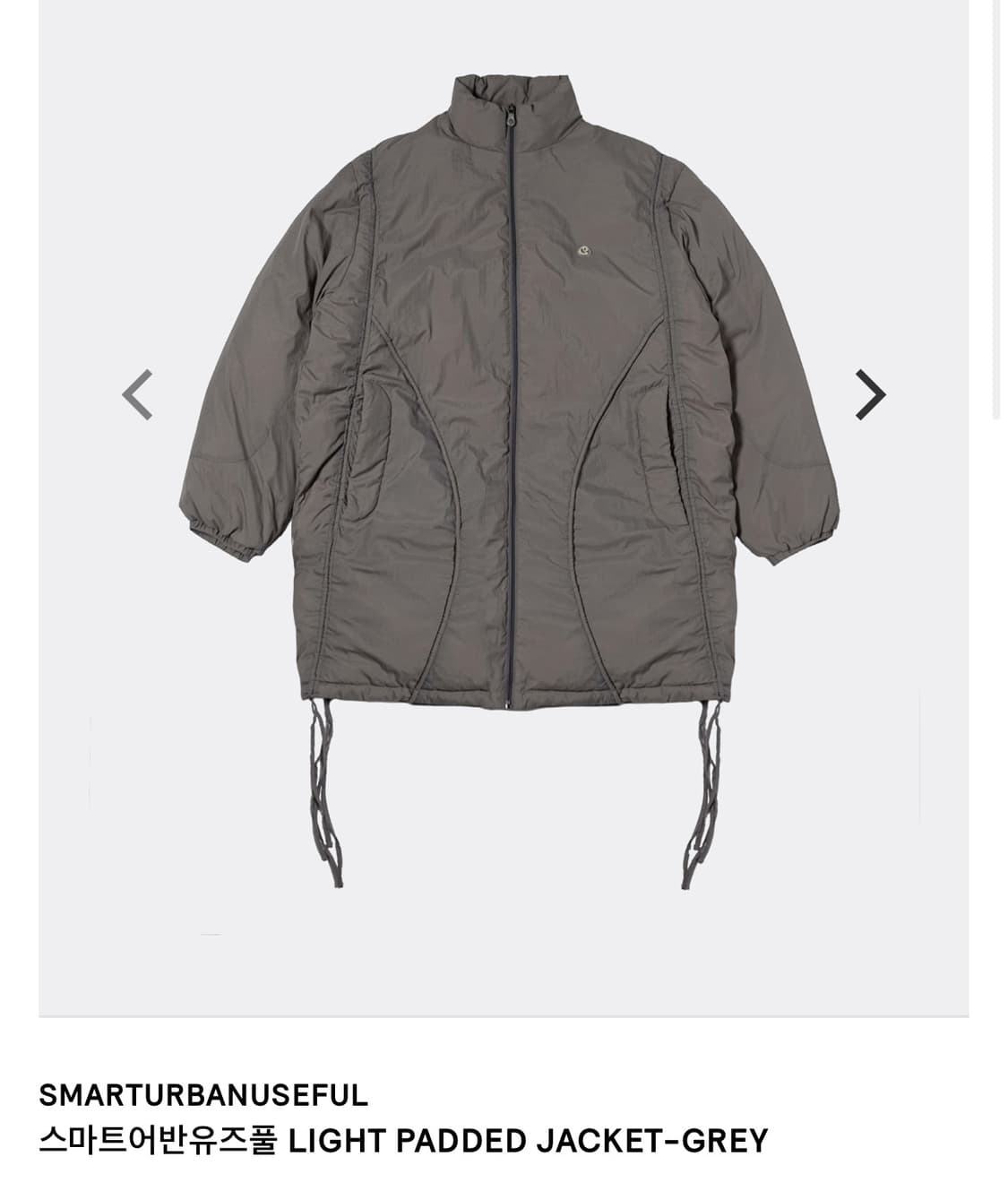 코이세이오 스마트어반유즈풀 LIGHT PADDED JACKET-GREY 상품이미지1