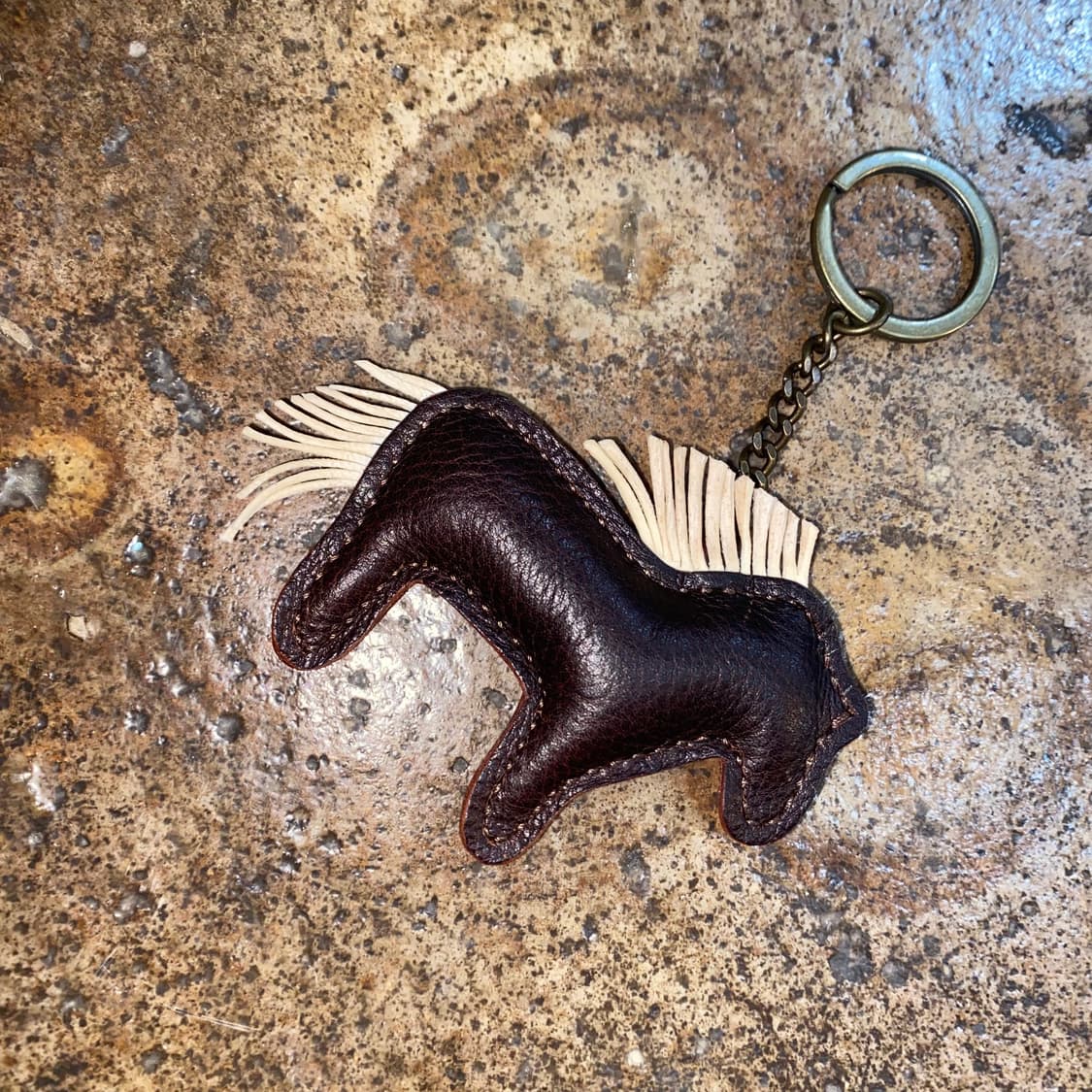 빈티지 가죽 말 키링 상품이미지2