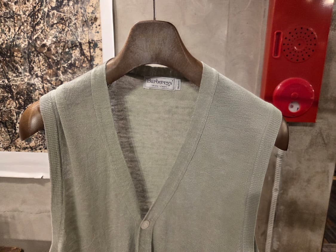 버버리 아이리시 리넨 베스트 상품이미지2