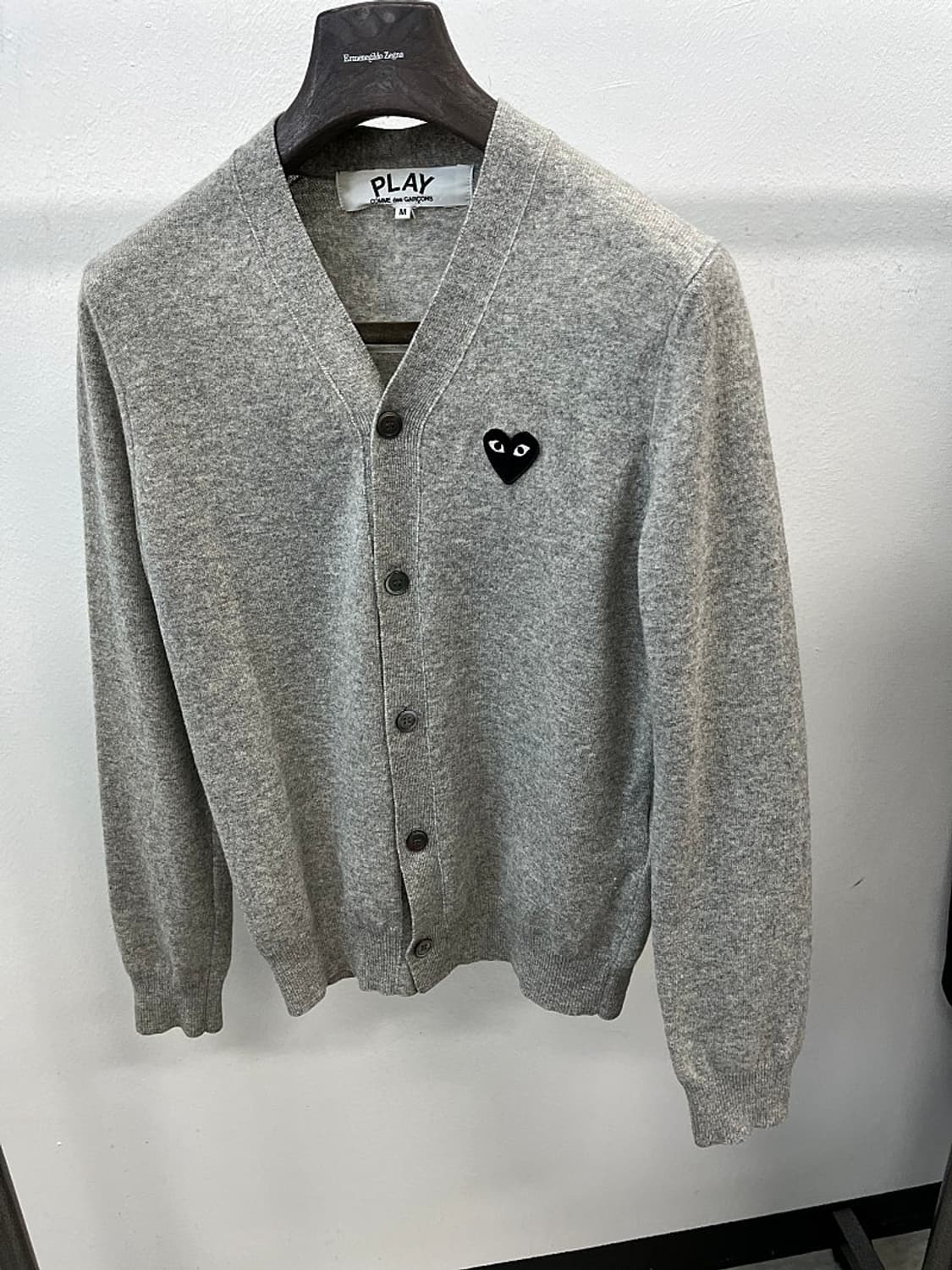 95) 꼼데가르송 블랙와펜 가디건 상품이미지4