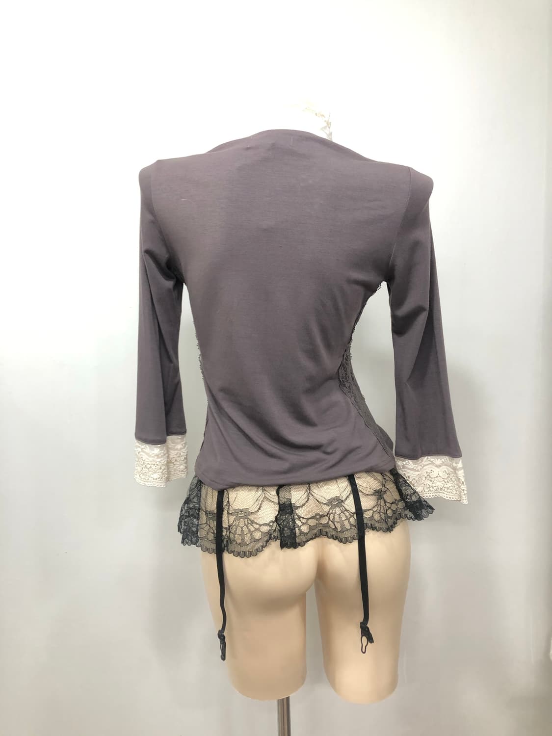 muted purple shirt layered long sleeve 상품이미지6