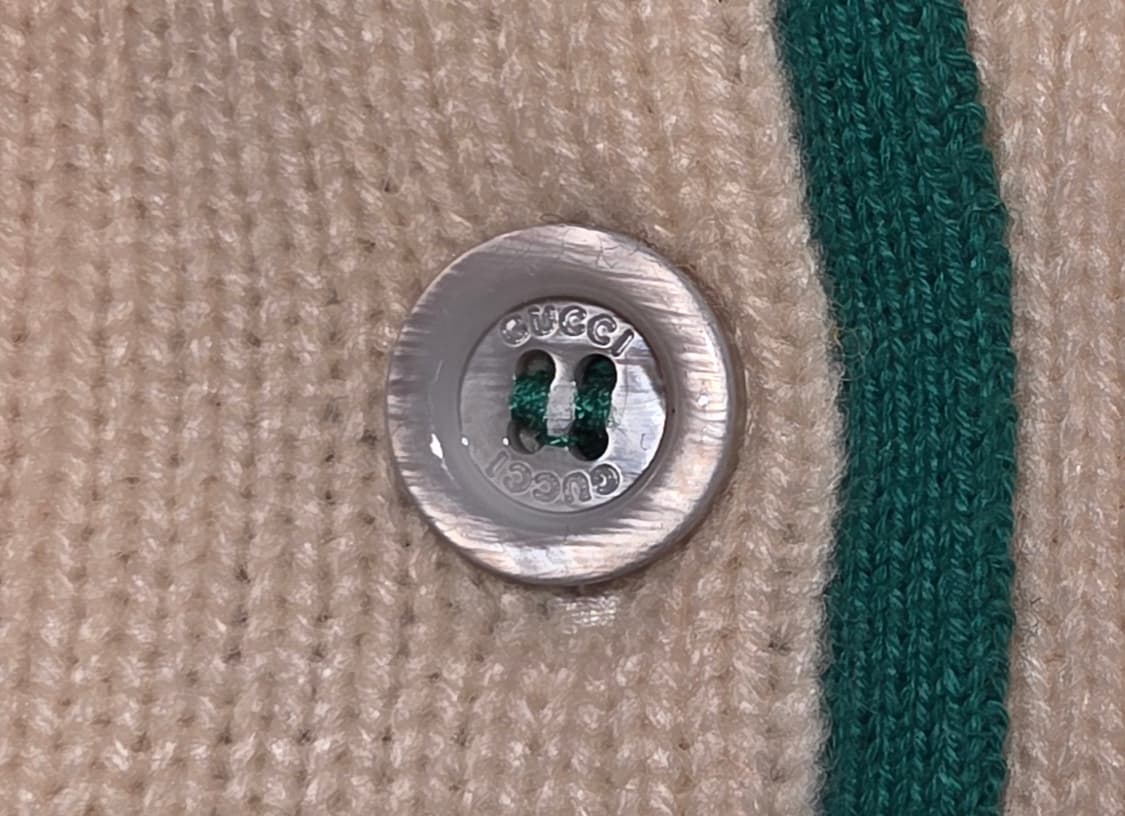 [A급] 구찌 GG 마틀라세 울 100% 니트 카라 셔츠 (L사이즈) 상품이미지7