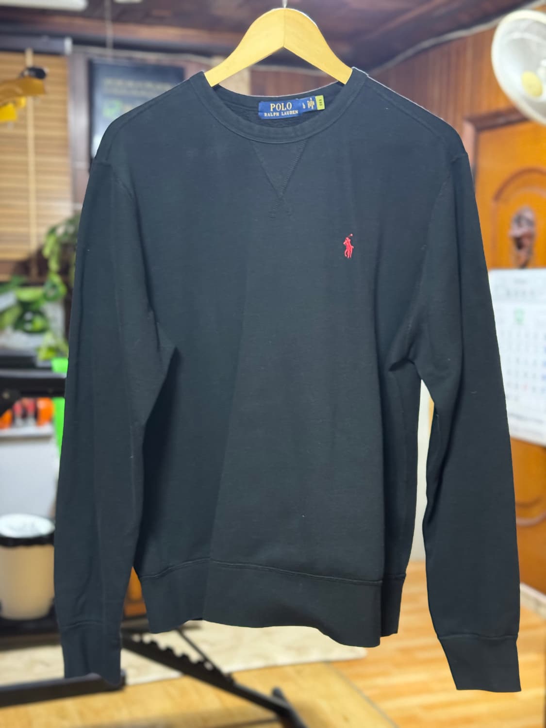 폴로 랄프로렌 검정색 맨투맨 L 사이즈 판매 상품이미지1