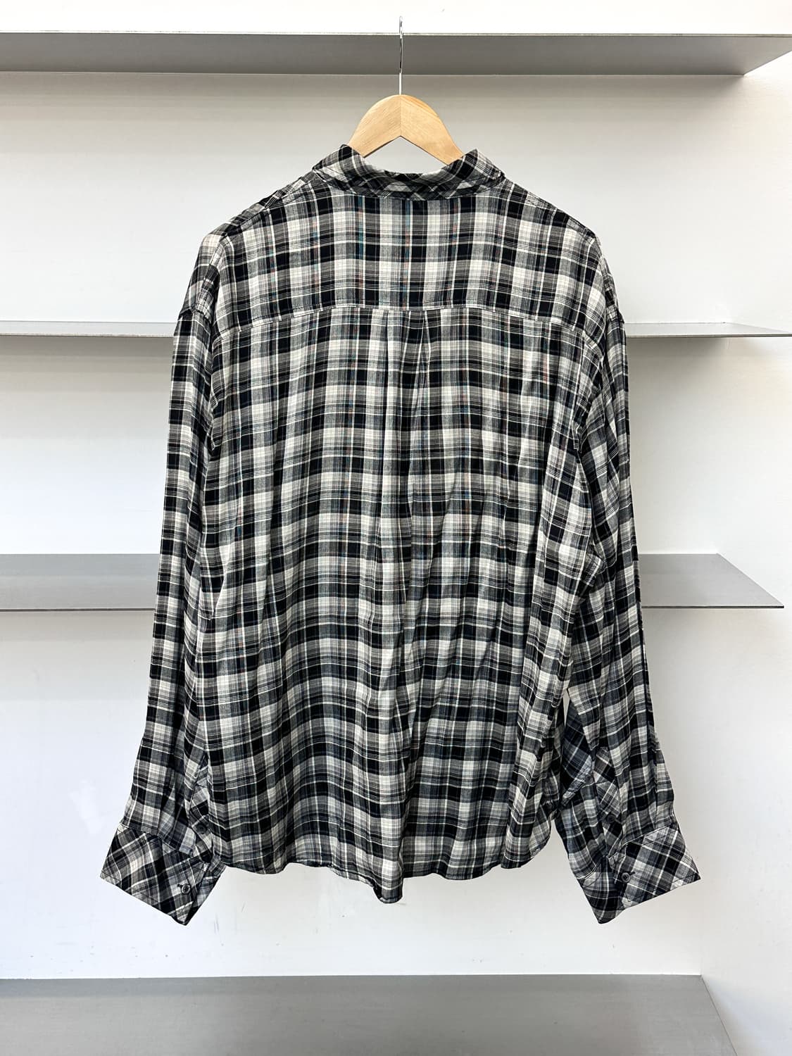 언더마이카 Mu.32 OG 로고 체크 셔츠 상품이미지3