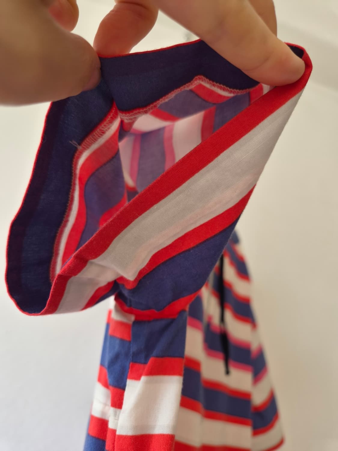 마크바이마크제이콥스 여성 스트라이프버드반팔롱블라우스 0사이즈 상품이미지6