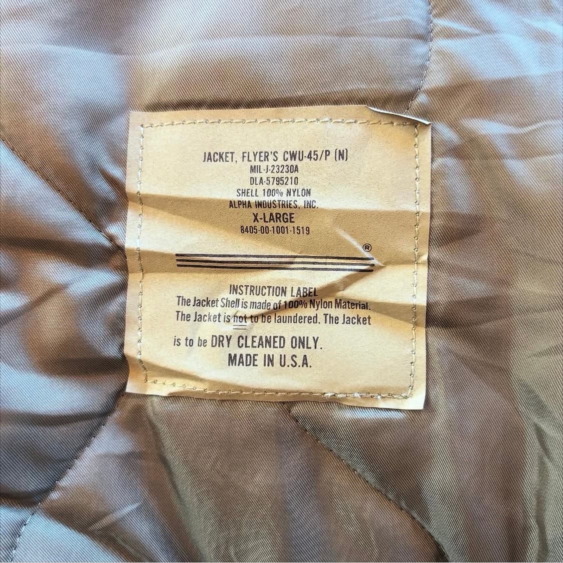 알파인더스트리 커스텀 플라이트 재킷 상품이미지7