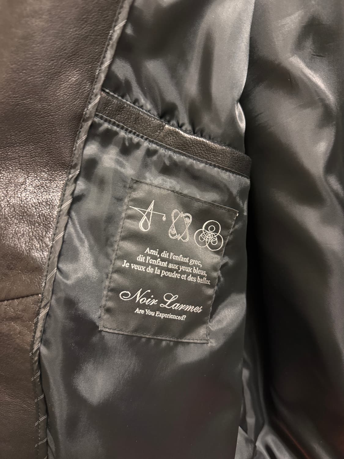 느와르 라르메스 MA-1 가죽자켓 50 상품이미지3