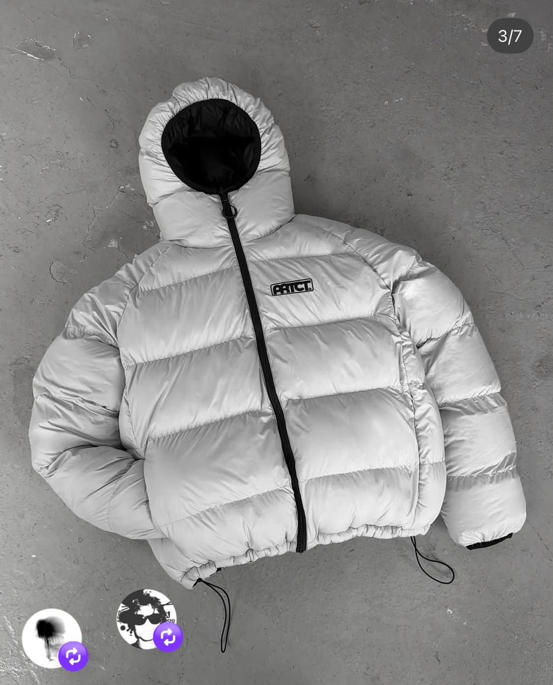 protect ldn  프로텍트 런던 리버서블 패딩 사이즈 M 새상품  상품이미지3