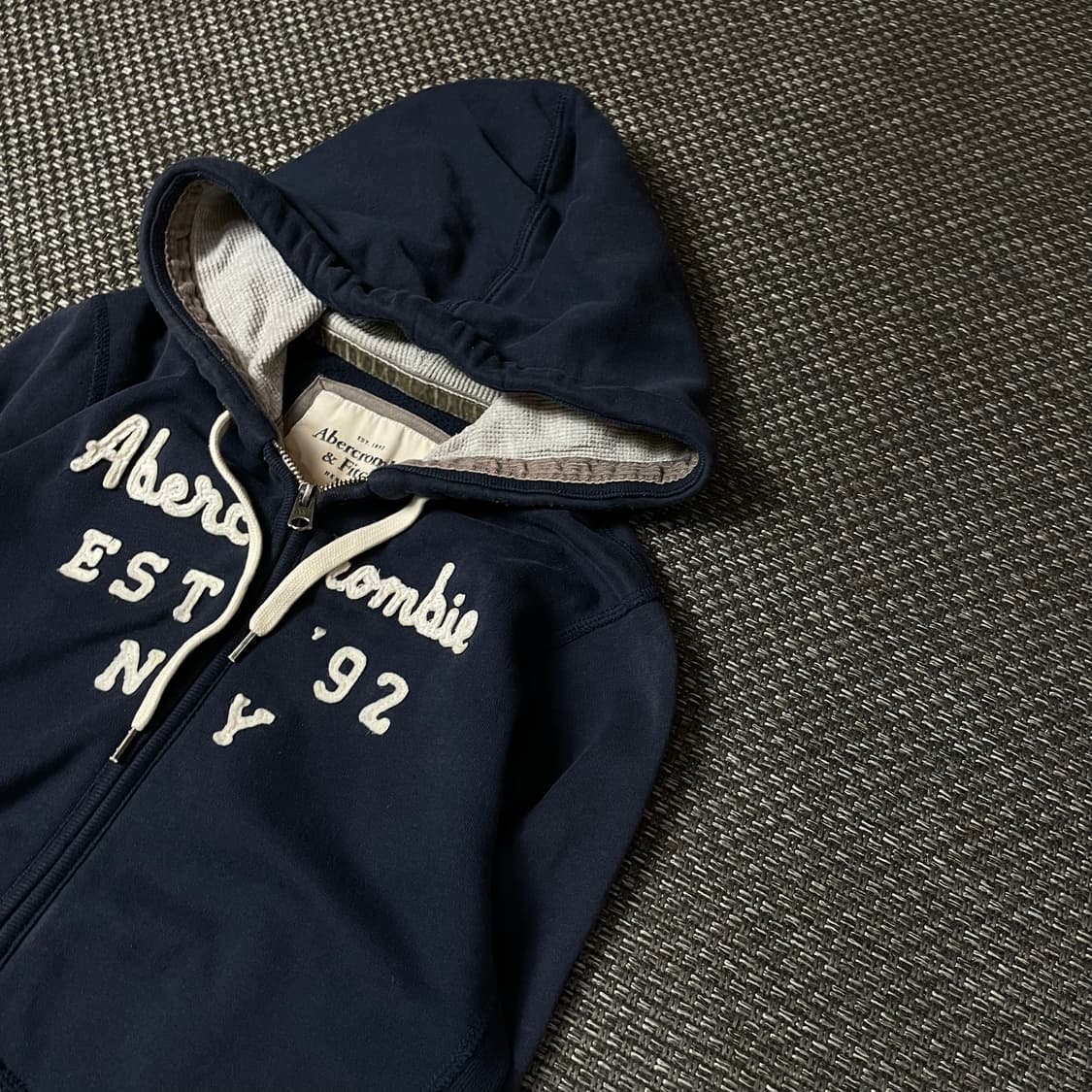 아베크롬비앤피치 네이비 후드집업 L 상품이미지5