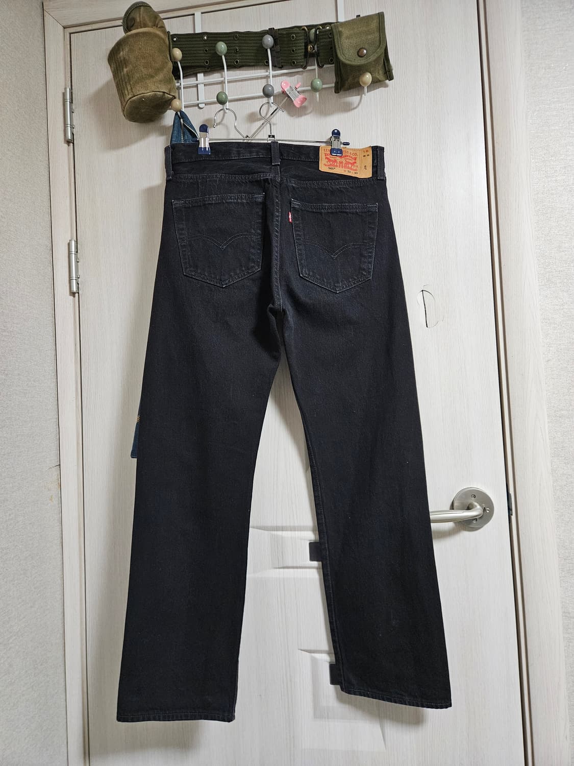 현행 levi's 501 32x30 블랙진 0660 품번 리바이스 상품이미지2
