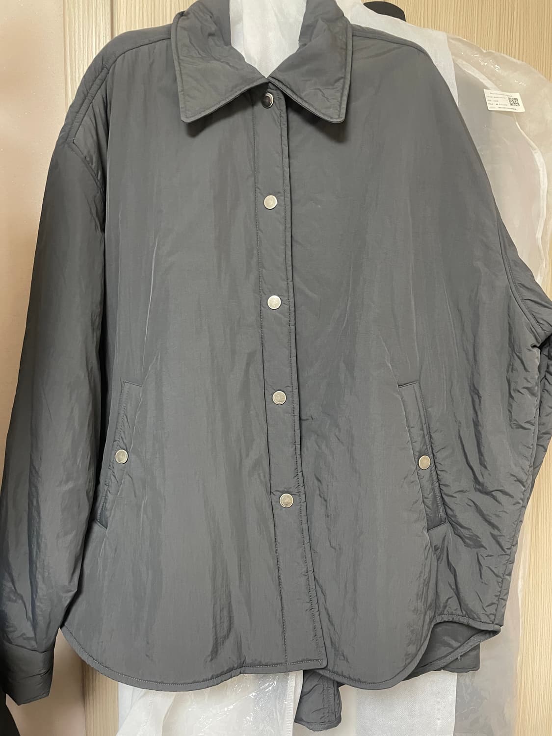 트리밍버드 Padded Set-up Shirts [ Charcoal ] 상품이미지3