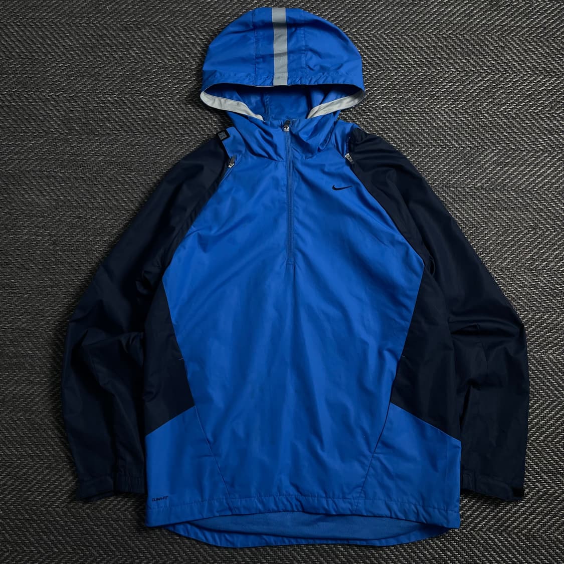 00s 나이키 올드스쿨 스우시로고 배색 바람막이 후드 웜업  o 4148 상품이미지1