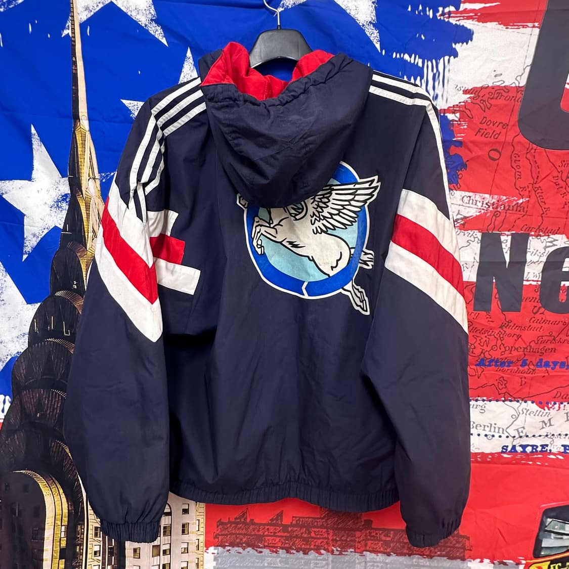 올드스쿨 아디다스 레어템 유니콘 오버핏 누빔후드패딩105 상품이미지5