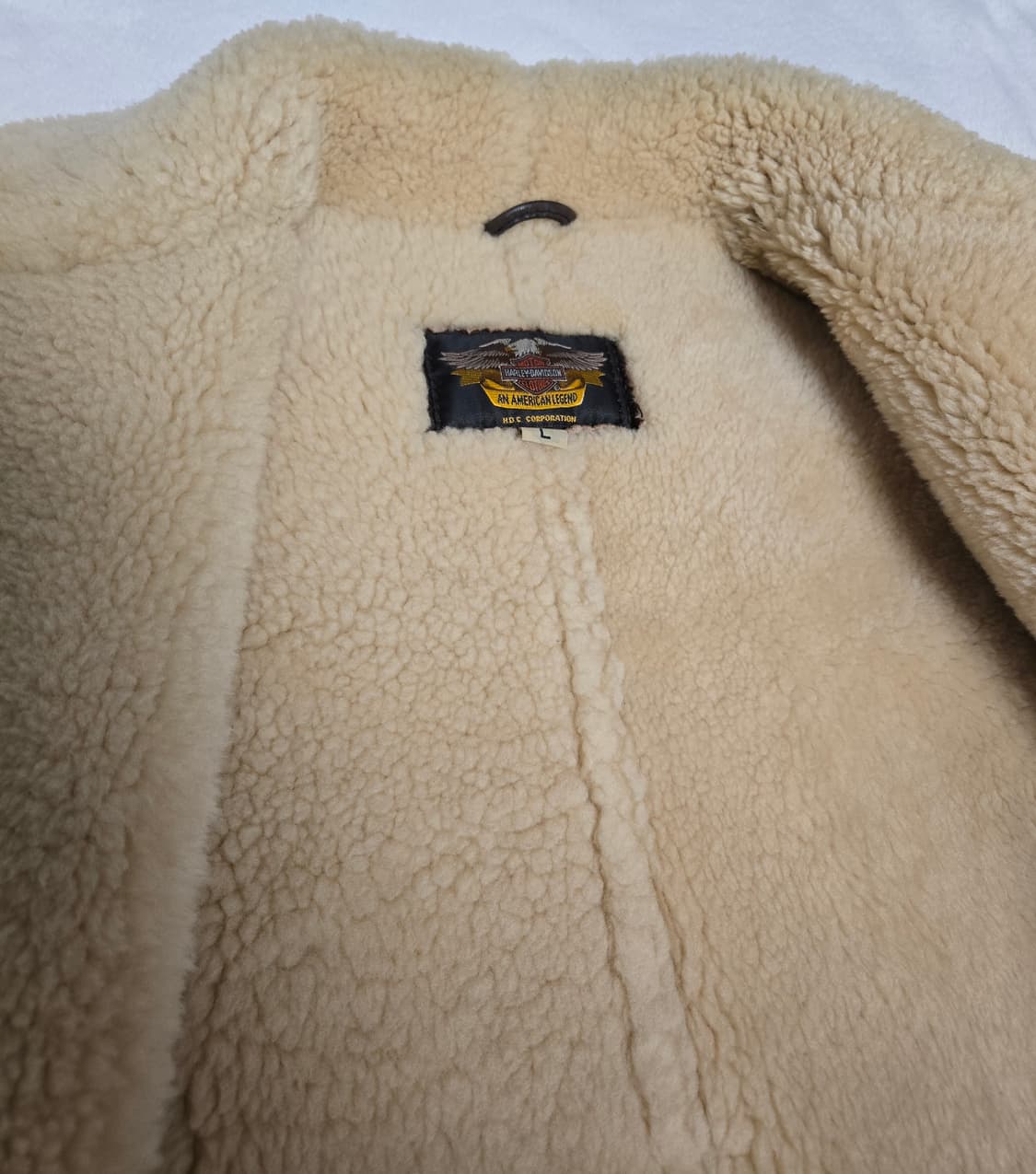 90s HARLEY DAVIDSON 할리데이비슨 바이커 무스탕 상품이미지6