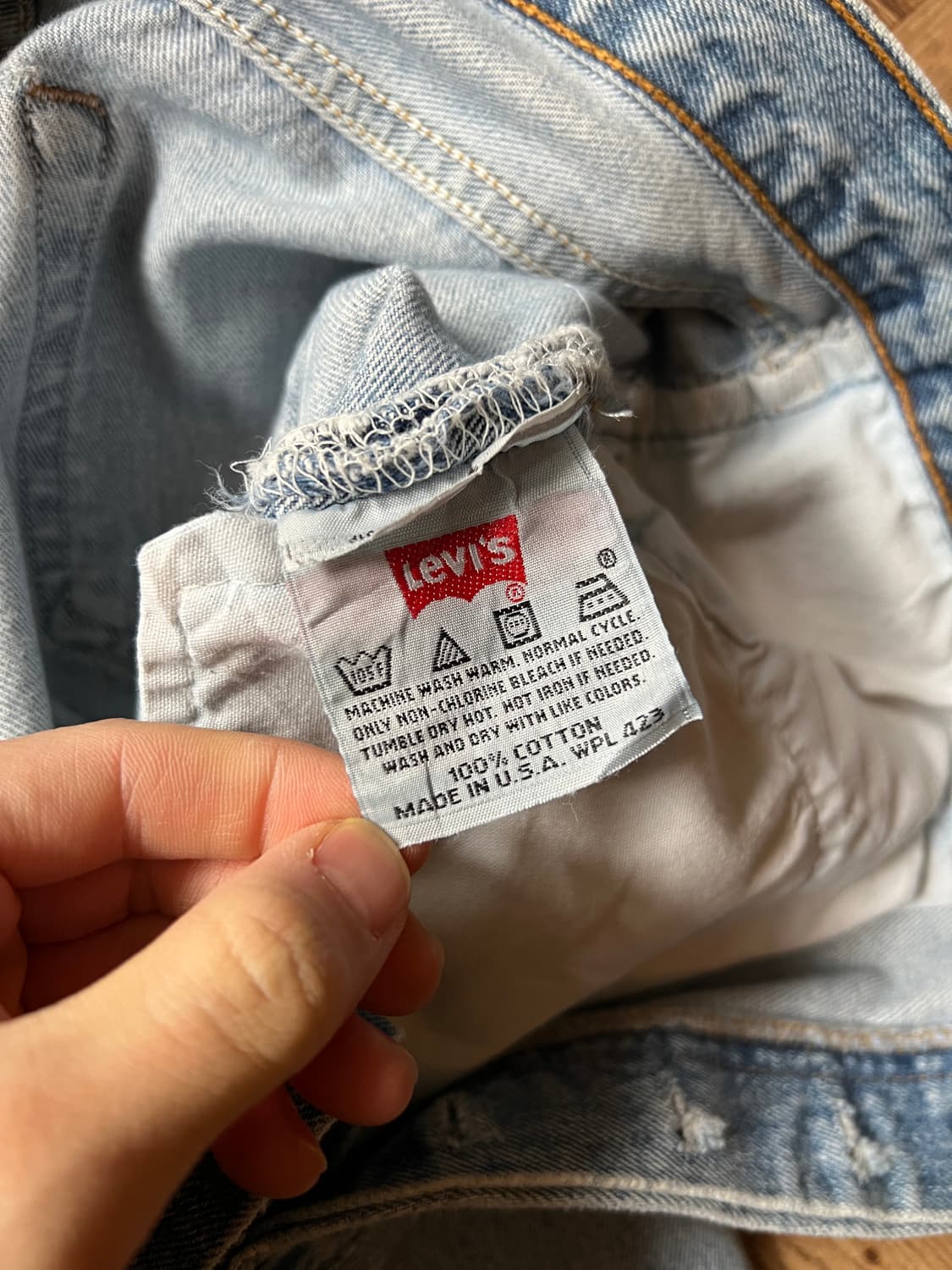 [36]00's 리바이스 501 Made in USA 데님 팬츠 S22 상품이미지5