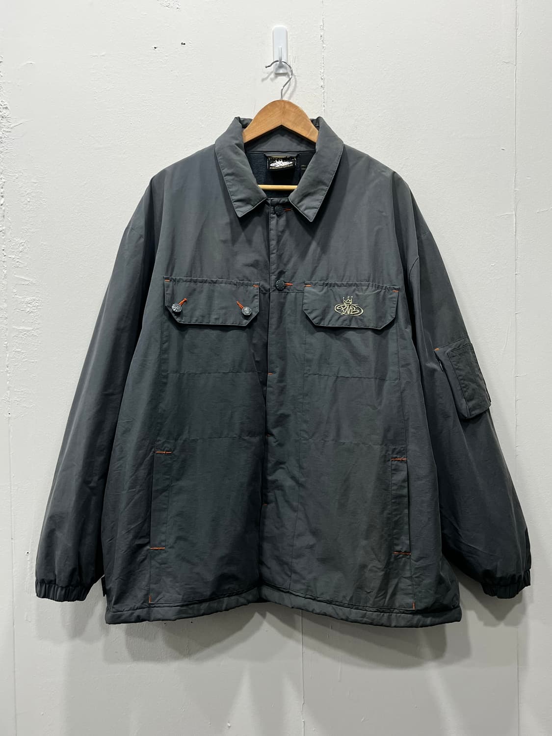 Vintage PNB Nation 안감 플리스 바람막이 자켓 XL 상품이미지2