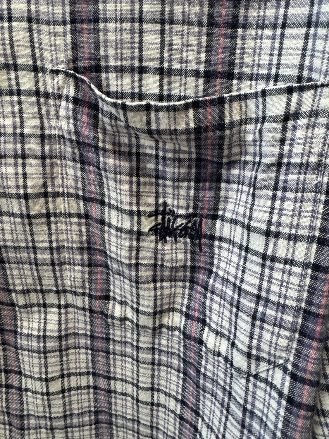 올드 스투시 체크셔츠 상품이미지3