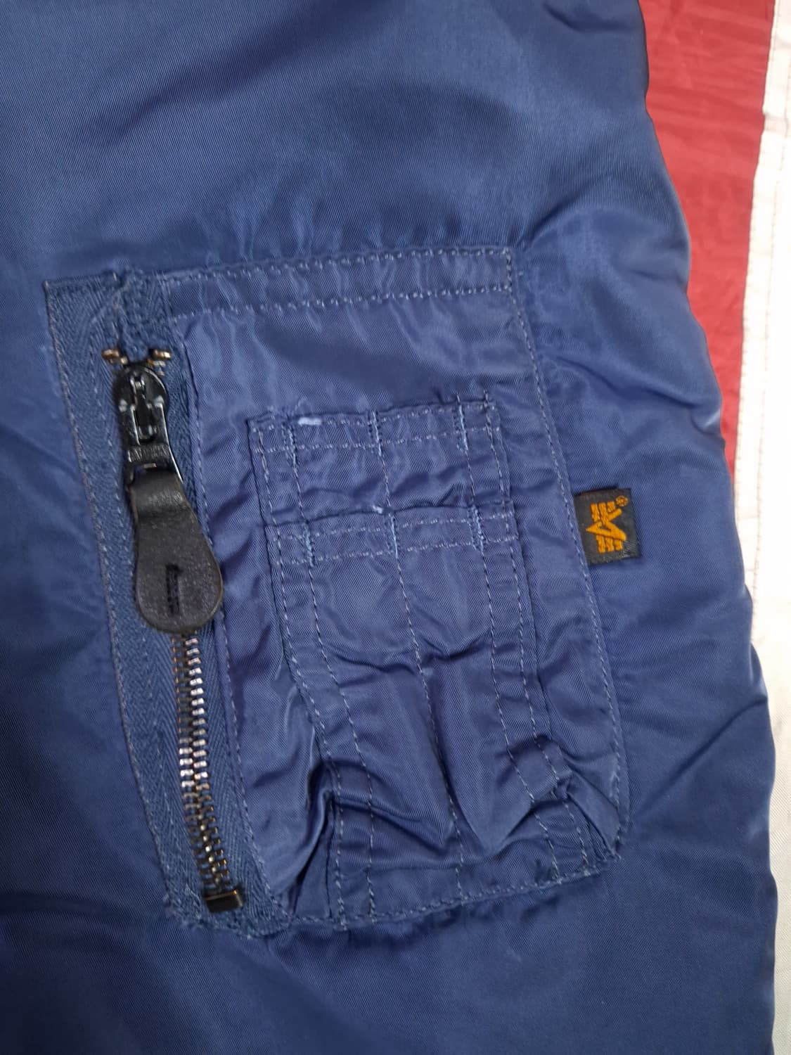 오리지날 90's 미공군 TYPE 민수용 알파사 MA-1 항공점퍼 상품이미지7
