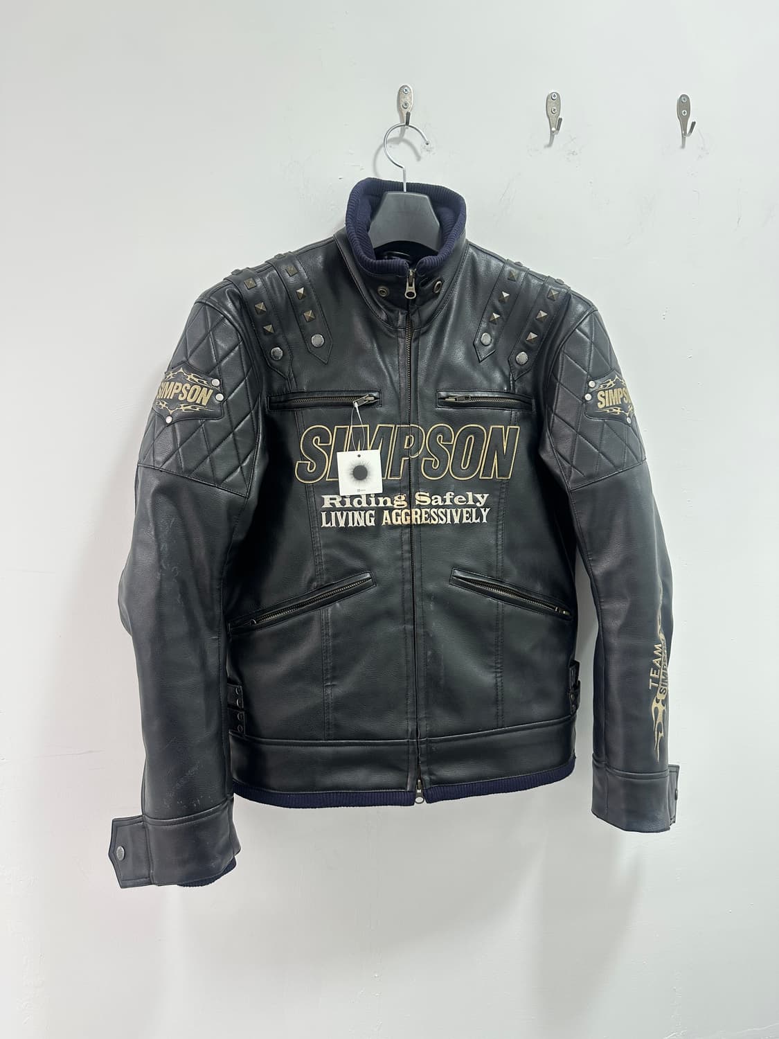 The Simpson stud motorcycle 2way jacket  상품이미지2