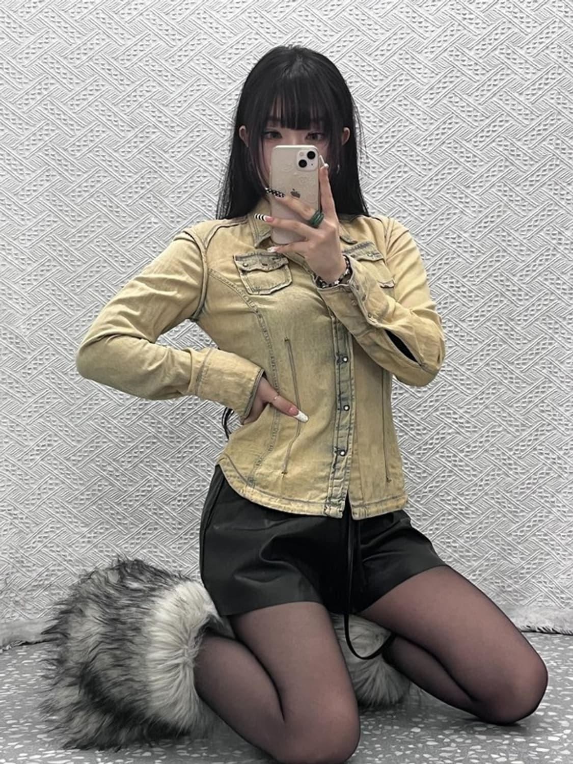 디젤 아메카지 컨트리 웨스턴 빈티지 셔츠 M C10177 상품이미지2