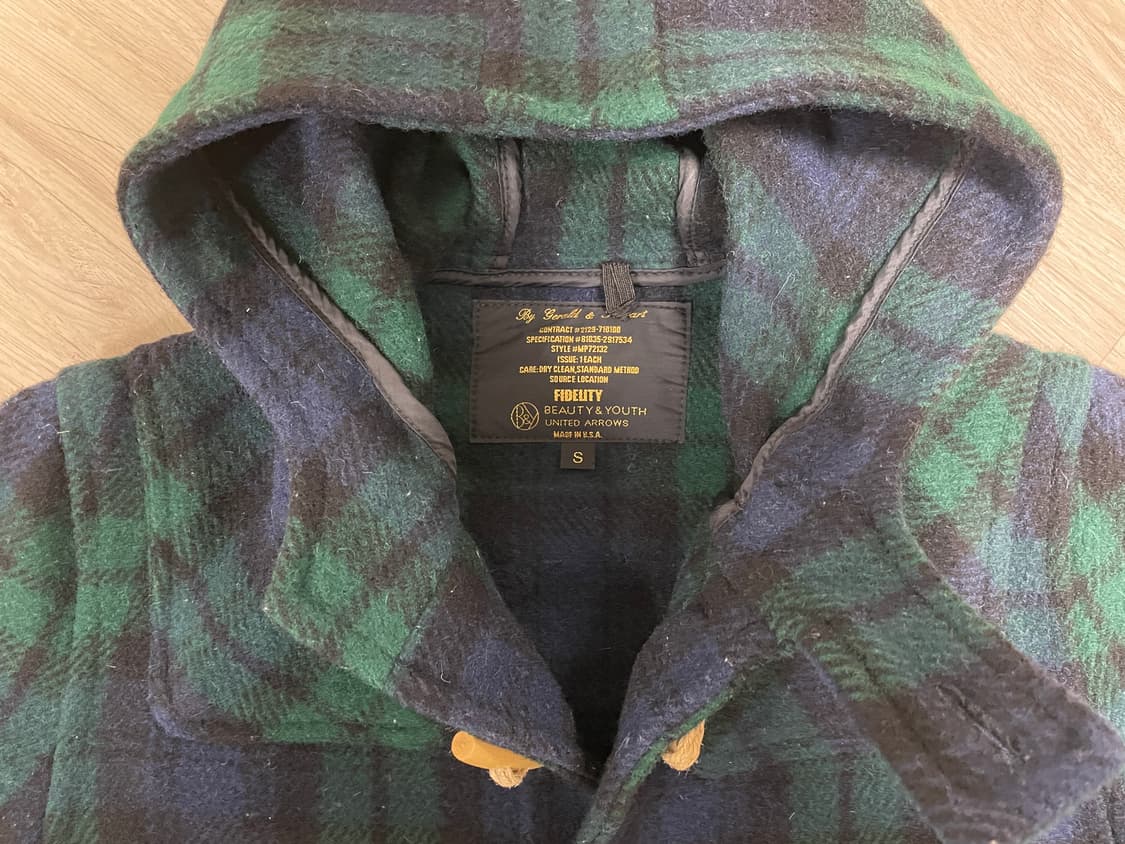 55~66) 피델리티 여성 블랙와치 더플코트(폴로&리바이스) 상품이미지3