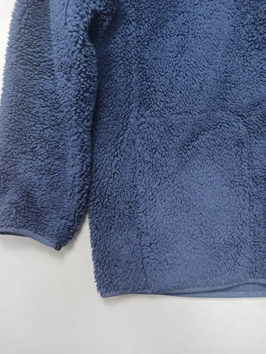 [XL] 유니클로 화이트 마운니티어링 WJP 플리스 풀오버 자켓 네이비 상품이미지3