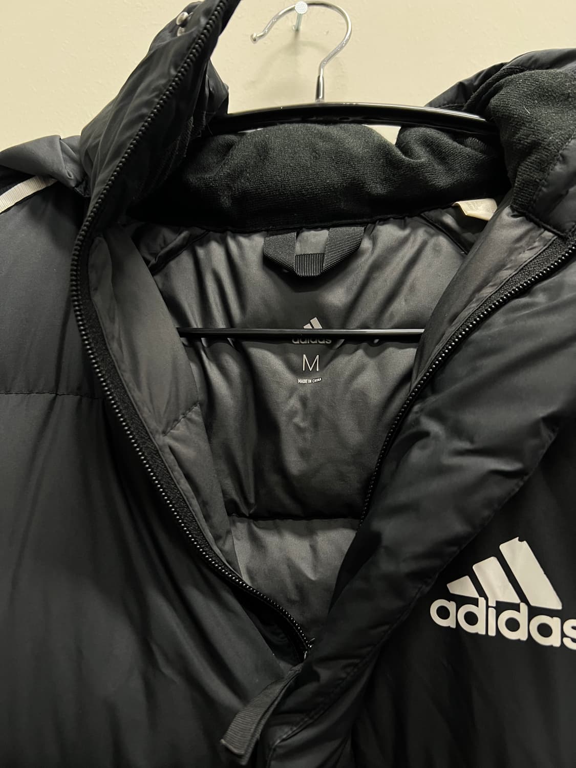 아디다스 덕다운 삼선 롱 패딩 자켓 상품이미지4