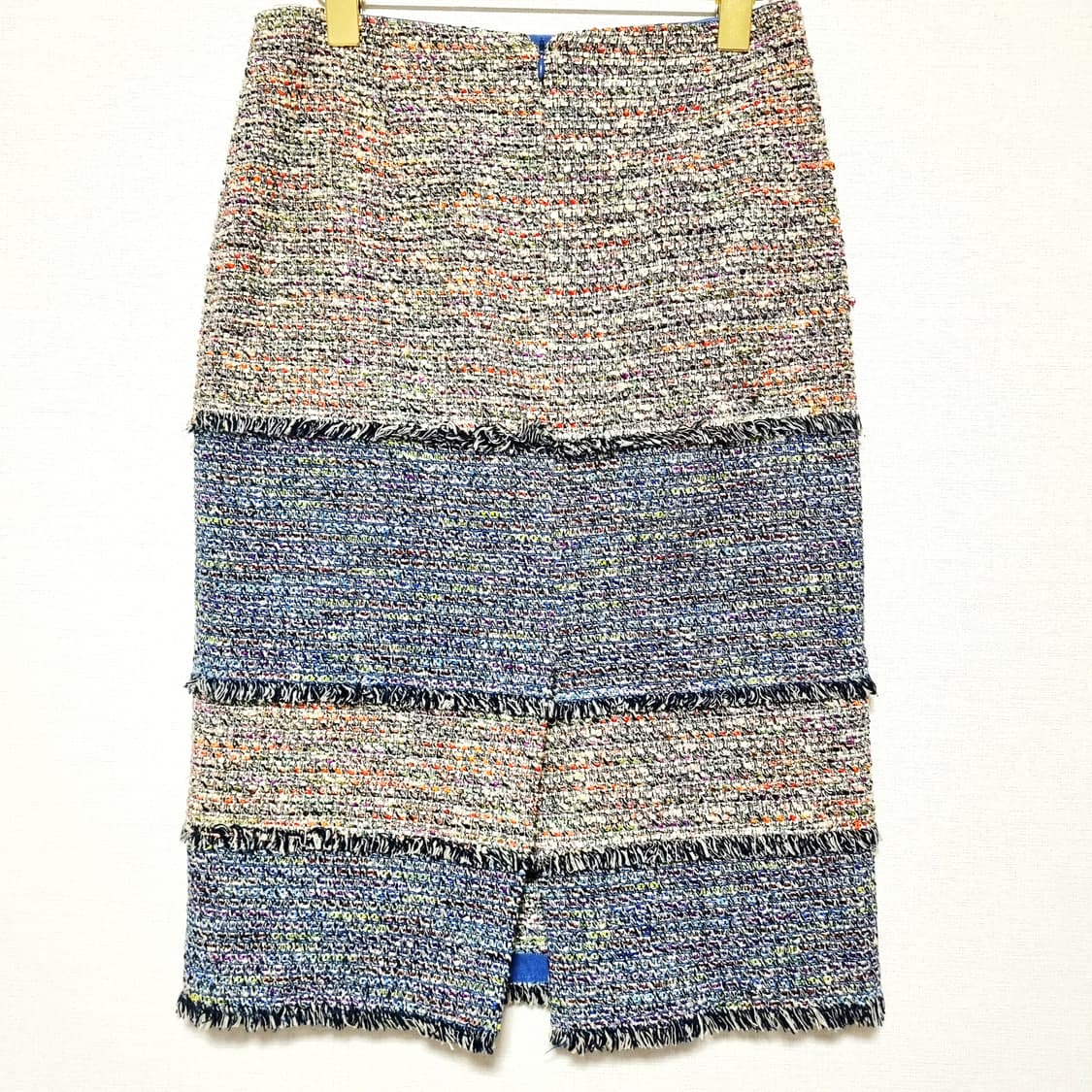 랑방컬렉션 트위드 프린지 스커트 치마 (26인치) 상태최상 상품이미지3