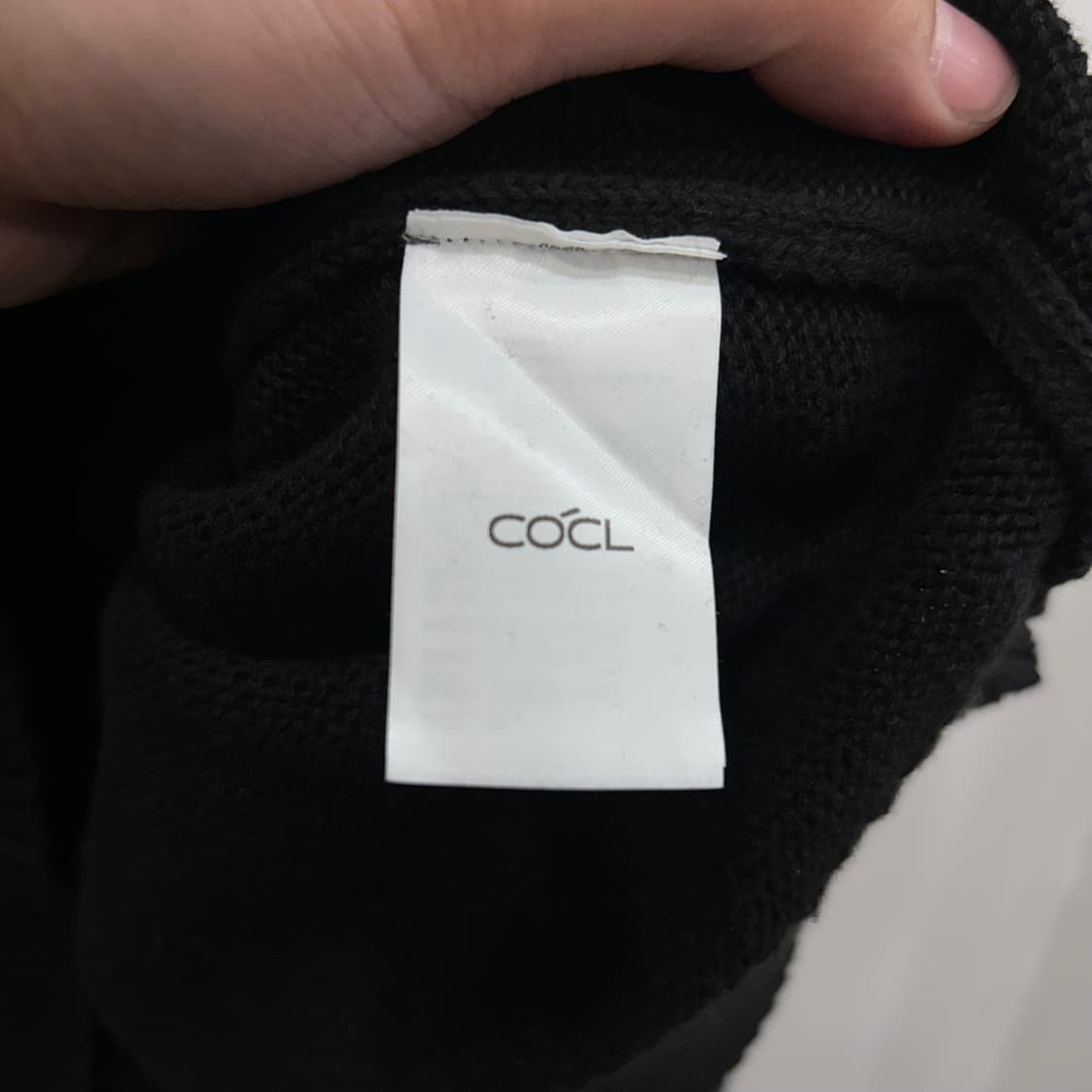 COCL 울 케이블 브이넥 니트 가디건 상품이미지4
