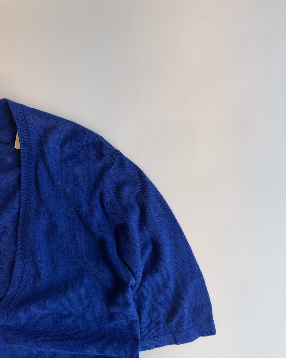 Blue Short Sleeve Cardigan 상품이미지3