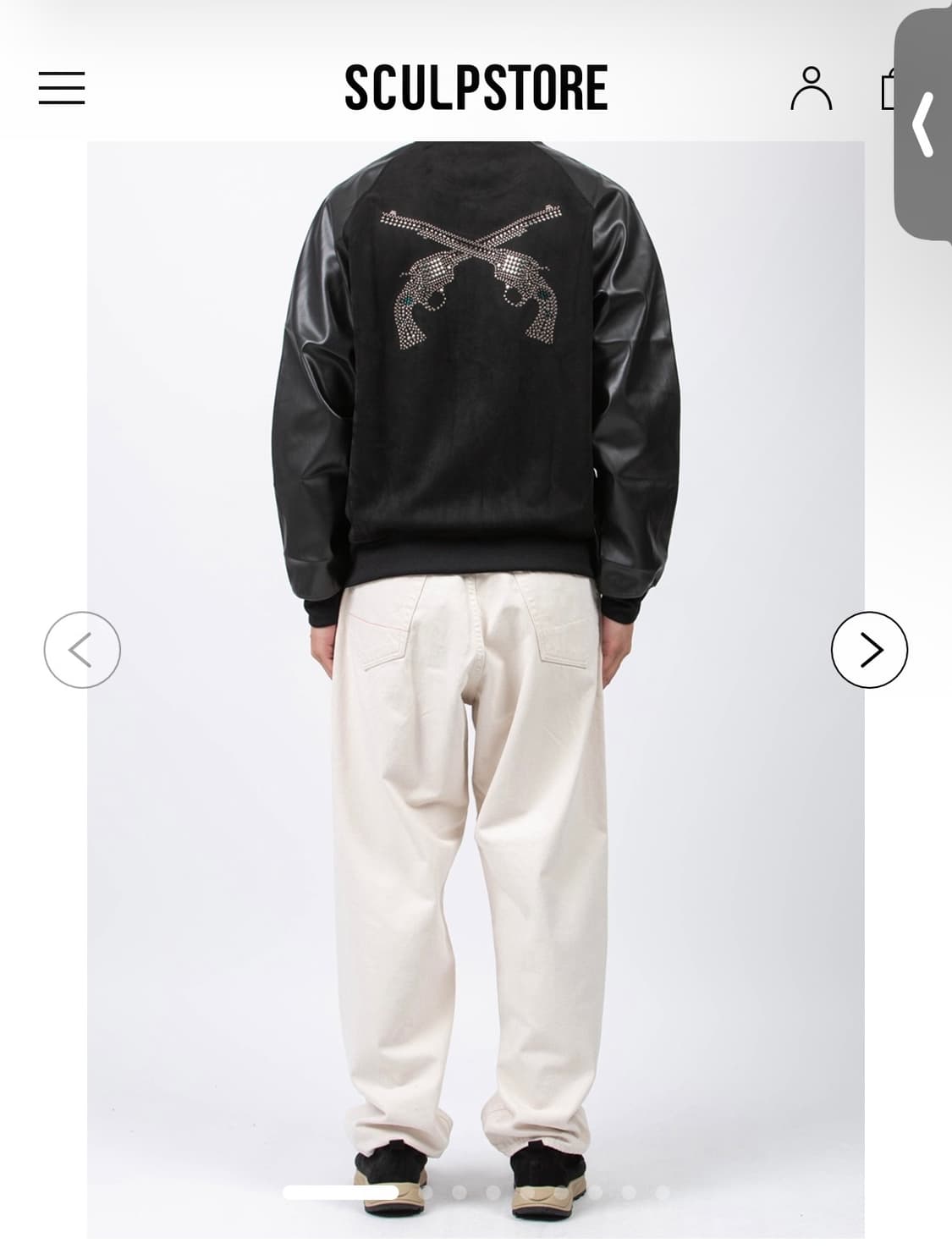 로아 건즈 roar guns 비건 레더 자켓 상품이미지1