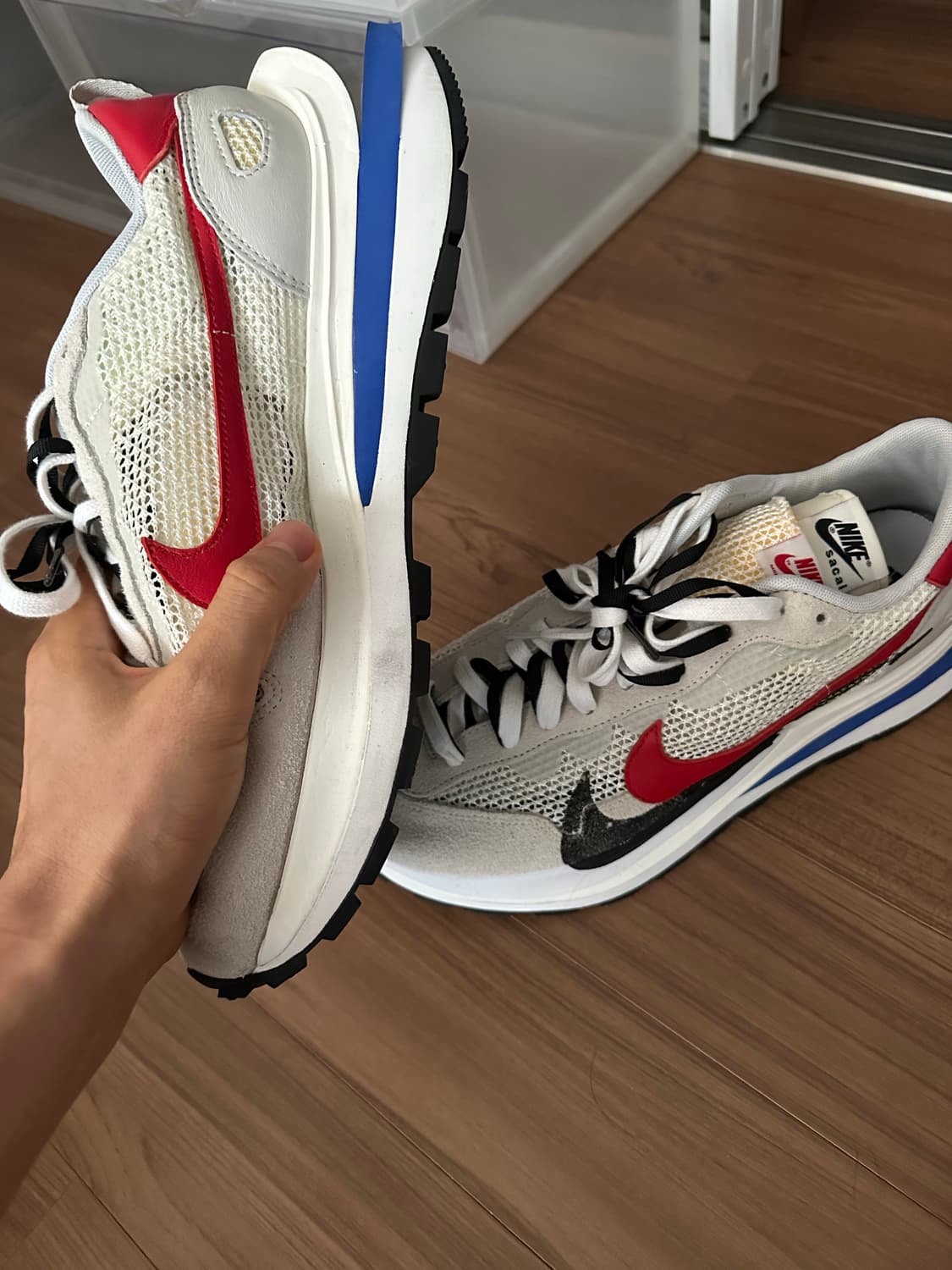 나이키 x 사카이 베이퍼와플 로얄 푸시아 295 상품이미지4