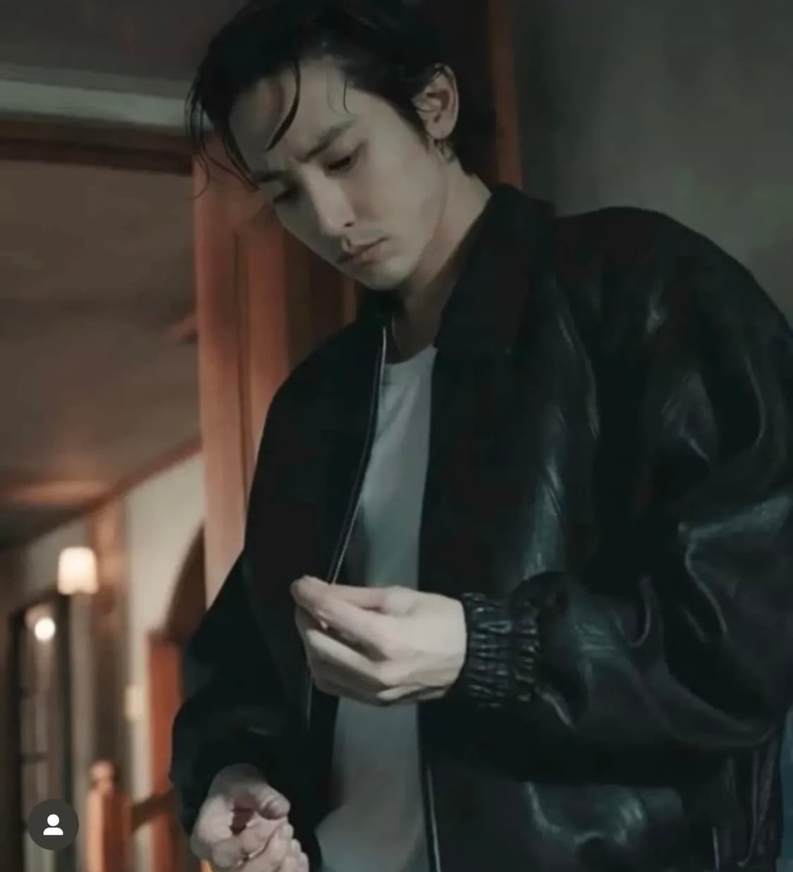 렉토 루카스 레더 점퍼 가죽 자켓 블랙 이수혁 착용 상품이미지1