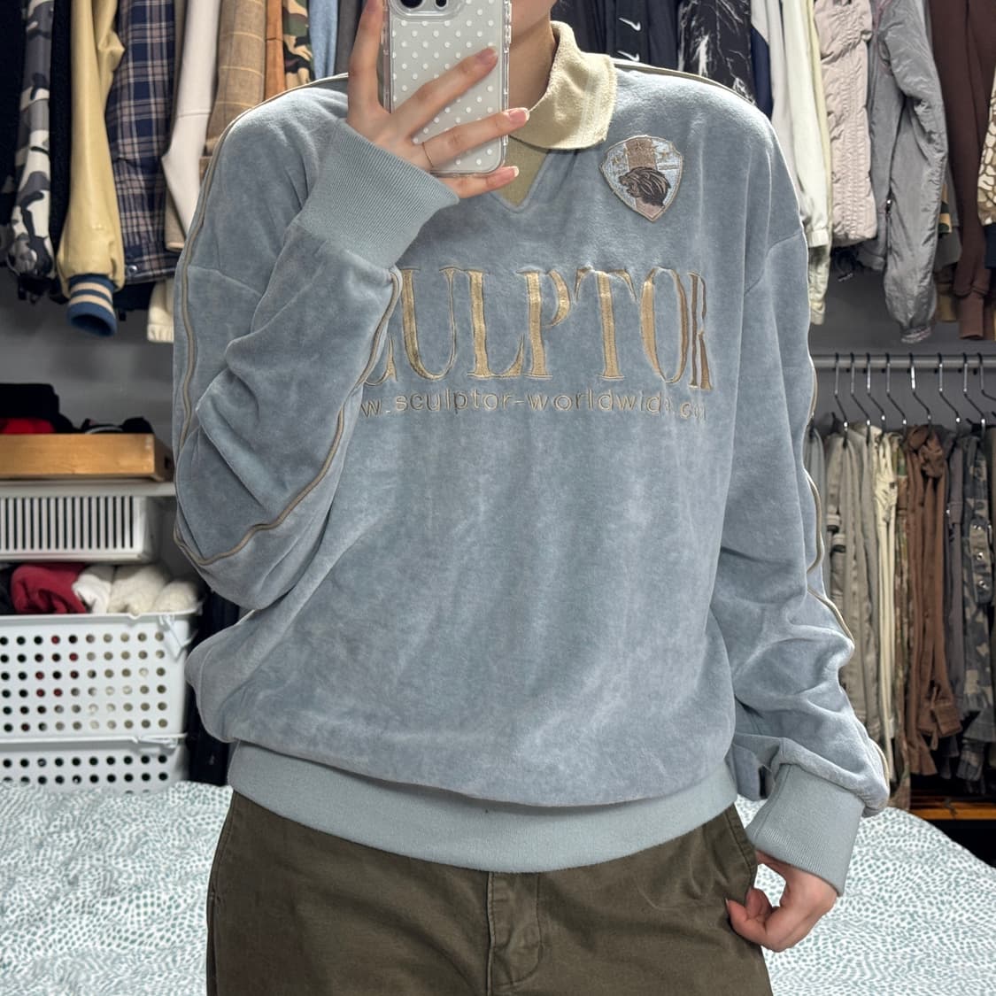 스컬프터 벨벳 벨루어 사커 저지 상품이미지1