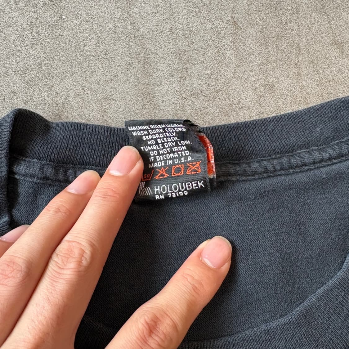 95년 미국 생산 할리데이비슨 블랙 반팔 티셔츠 싱글스티치 상품이미지7