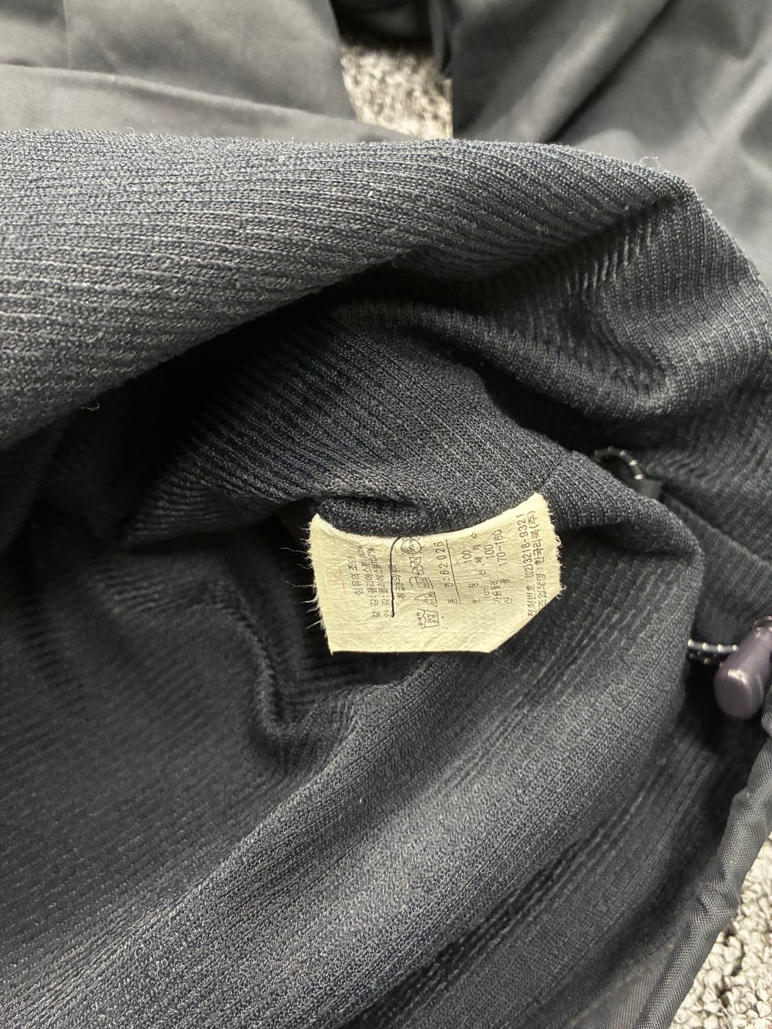 리복 올드스쿨 스몰로고 블랙 바람막이 L 상품이미지8