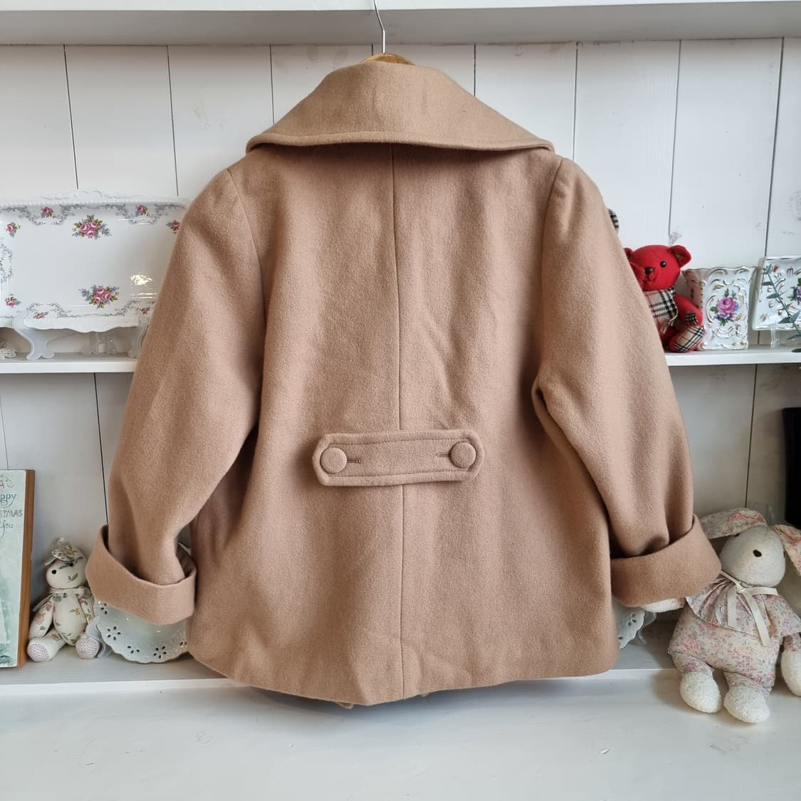 에프데 울 베이지 모리걸 코트 상품이미지7