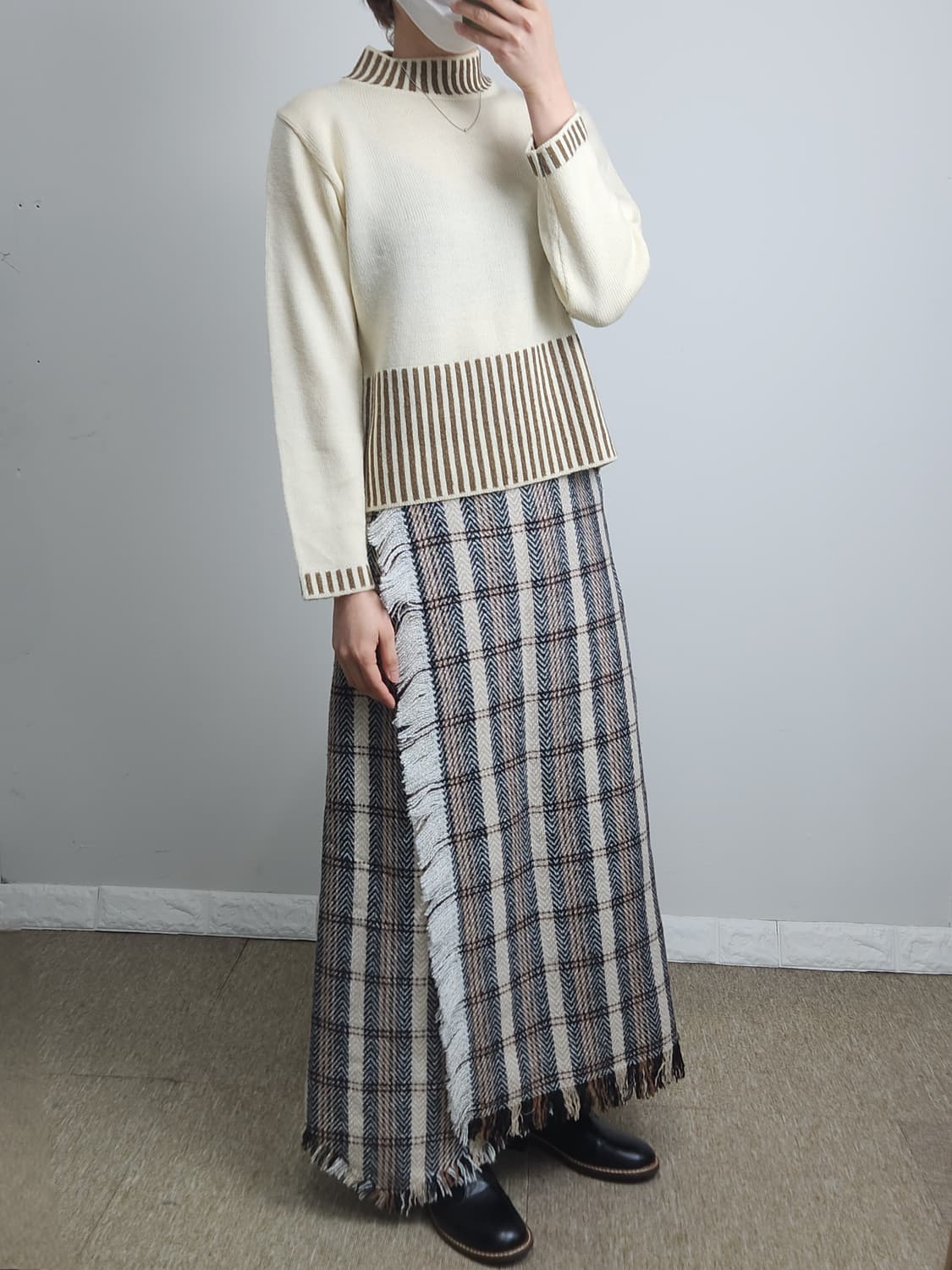 스트라이프 니트 상품이미지4